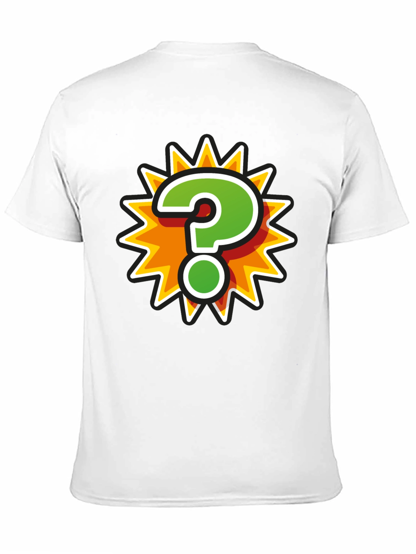 Question Mark Burst Graphic Tee
