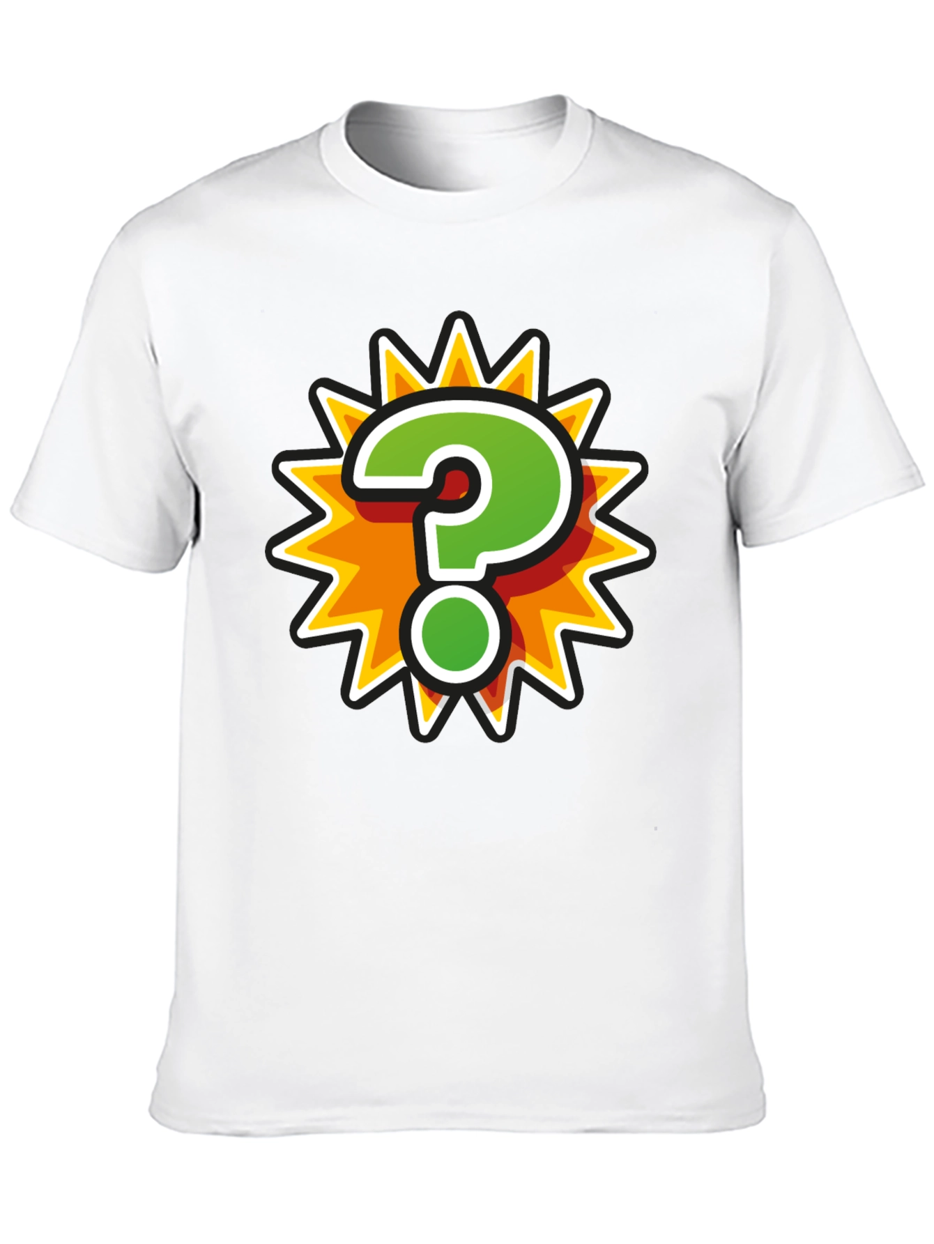 Question Mark Burst Graphic Tee