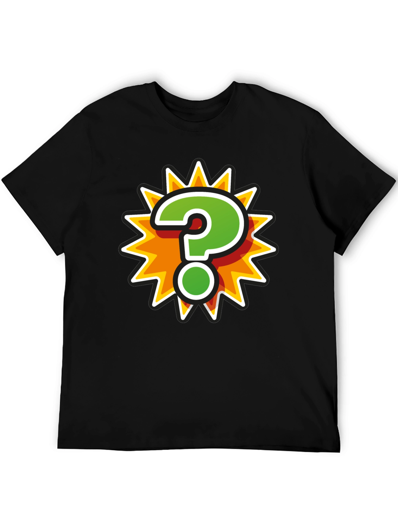 Question Mark Burst Graphic Tee