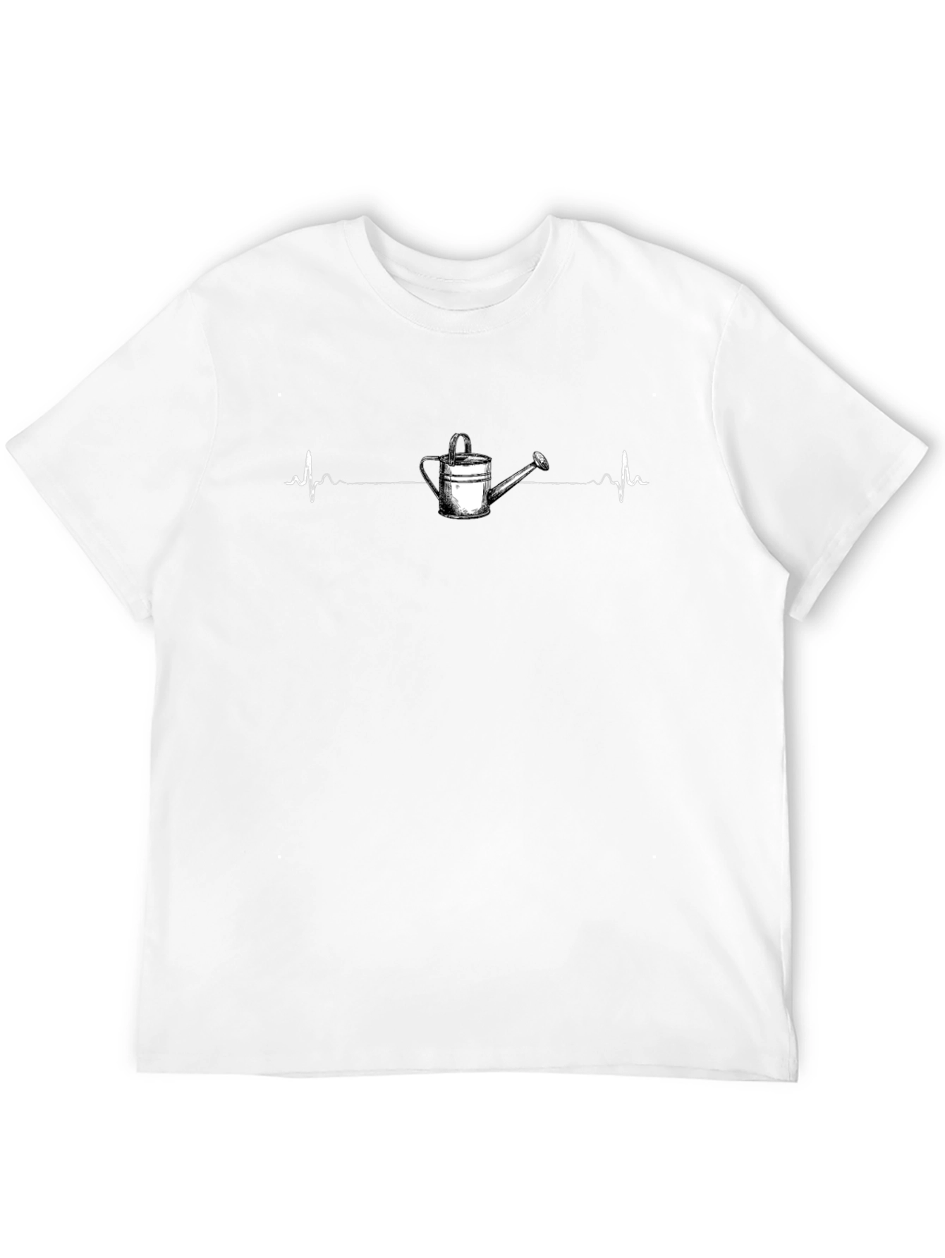 Gardening Heartbeat T-Shirt - Black