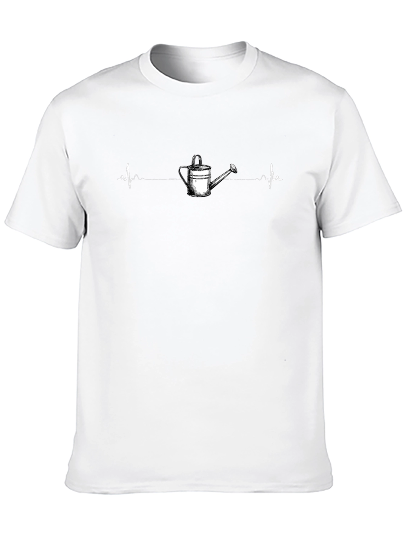 Gardening Heartbeat T-Shirt - Black