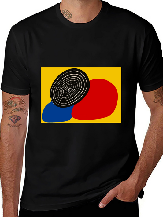 Abstract Art Tee - Modern Graphic Print T-Shirt