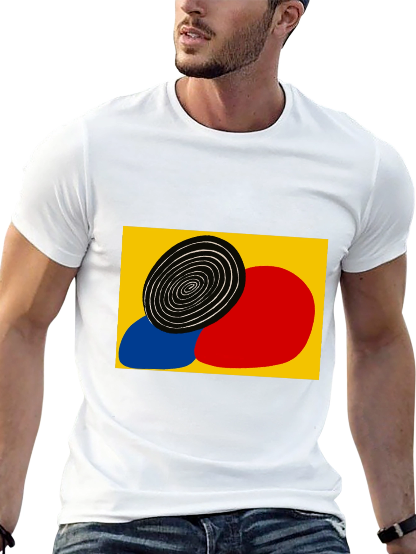 Abstract Art Tee - Modern Graphic Print T-Shirt
