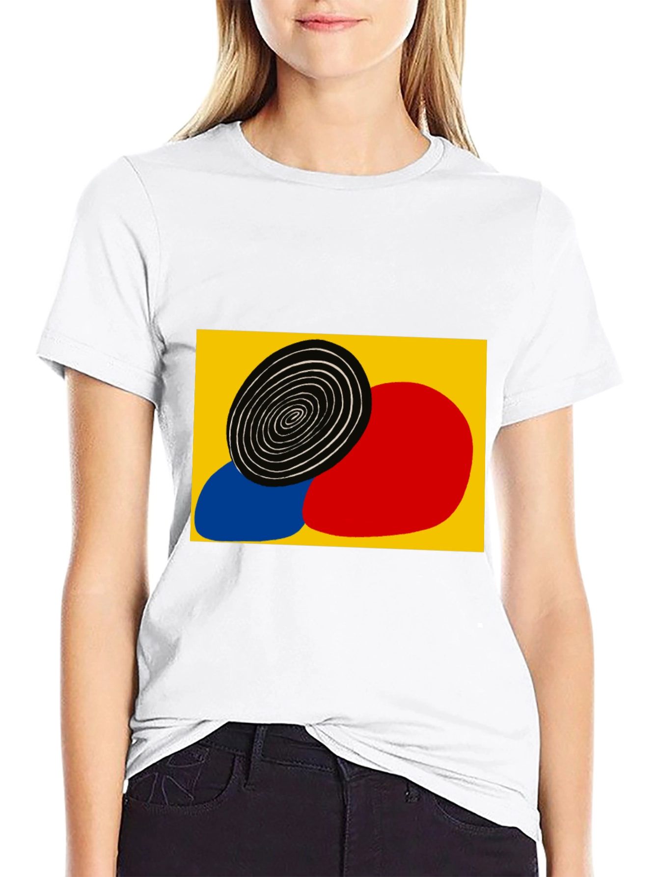 Abstract Art Tee - Modern Graphic Print T-Shirt