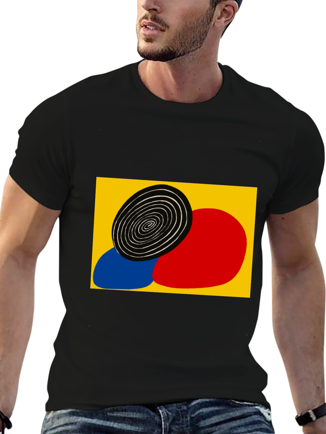 Abstract Art Tee - Modern Graphic Print T-Shirt
