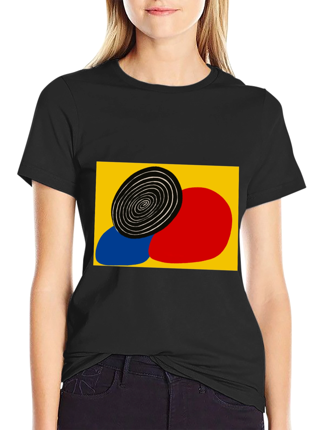 Abstract Art Tee - Modern Graphic Print T-Shirt