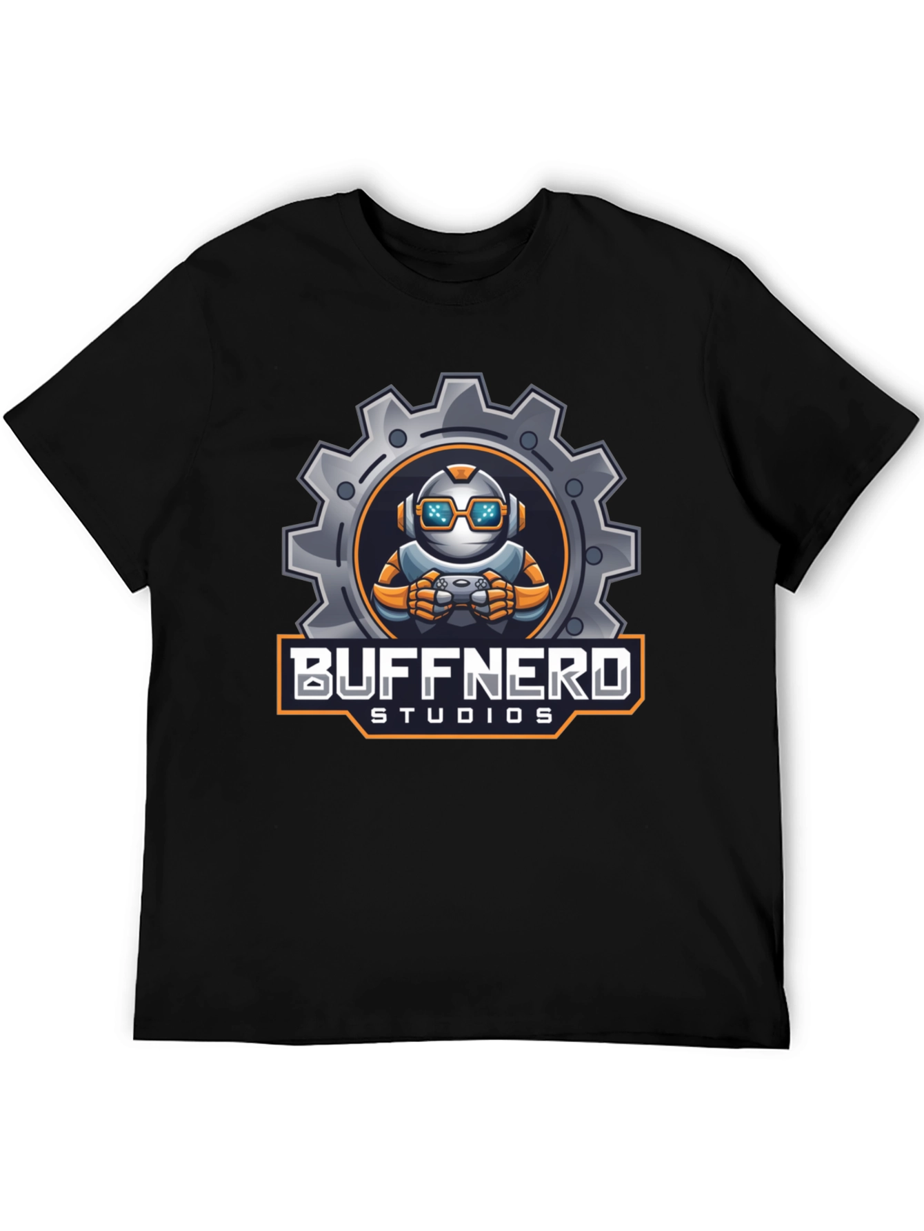 Buffnerd Studios Graphic T-Shirt - Black