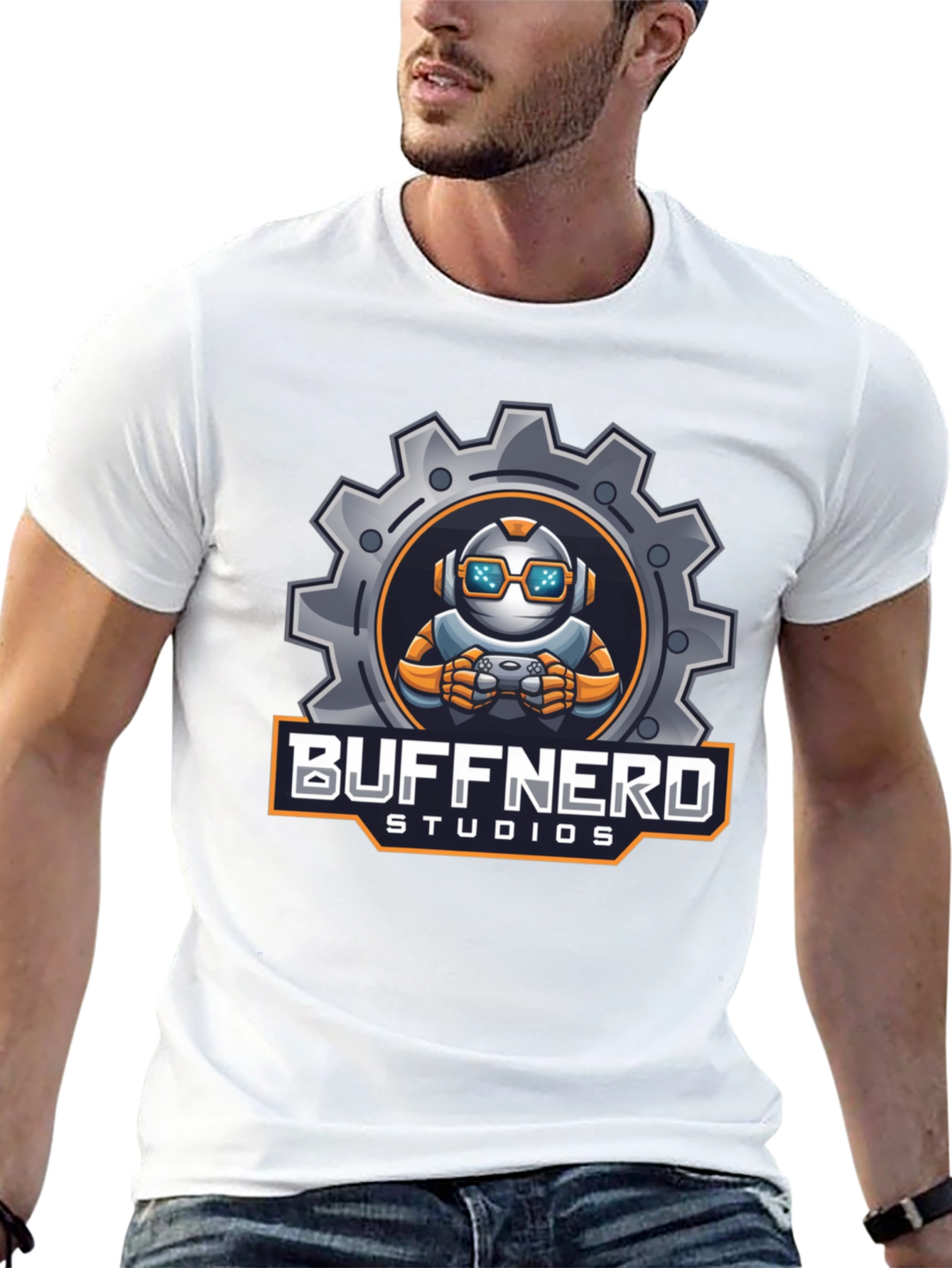 Buffnerd Studios Graphic T-Shirt - Black