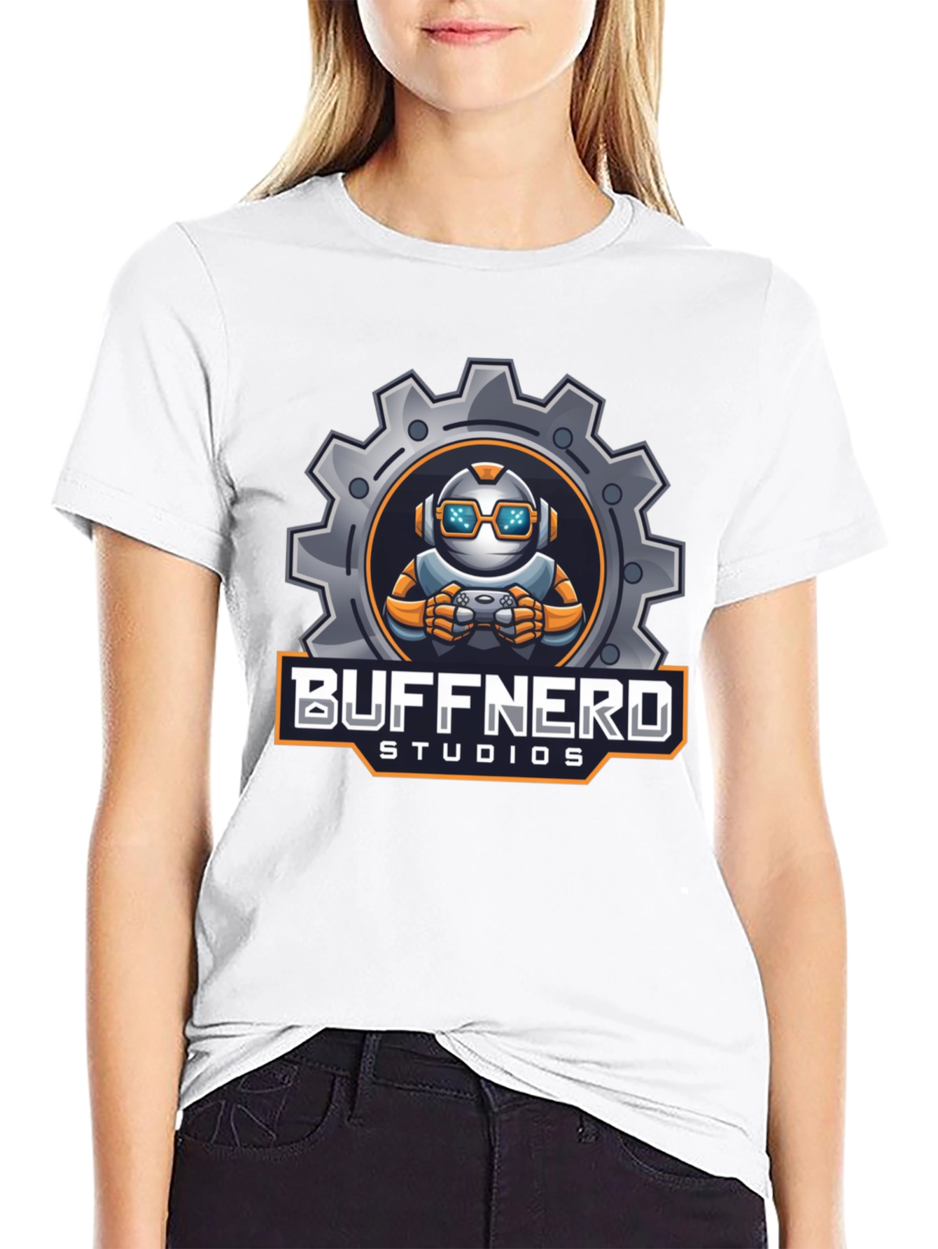 Buffnerd Studios Graphic T-Shirt - Black