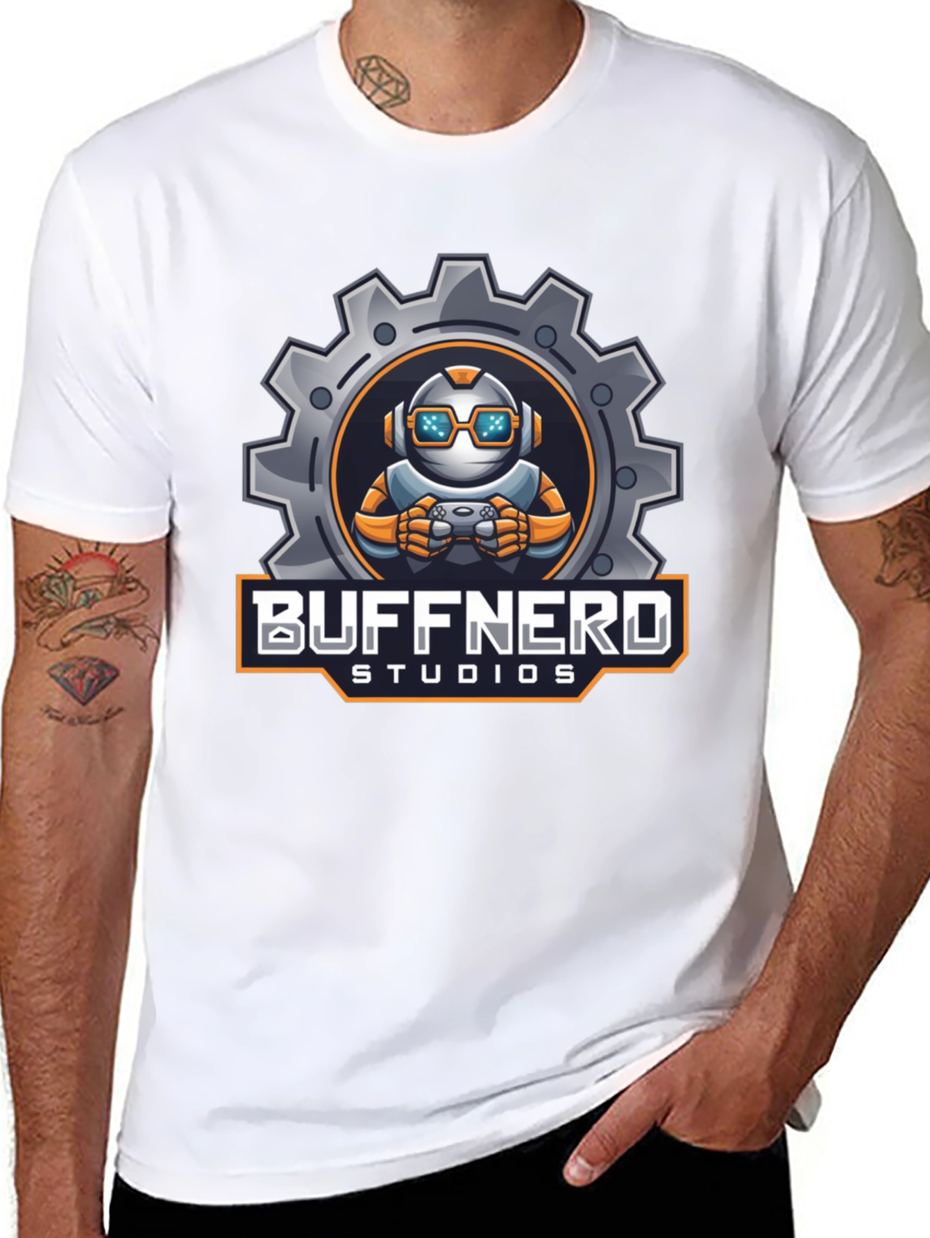 Buffnerd Studios Graphic T-Shirt - Black