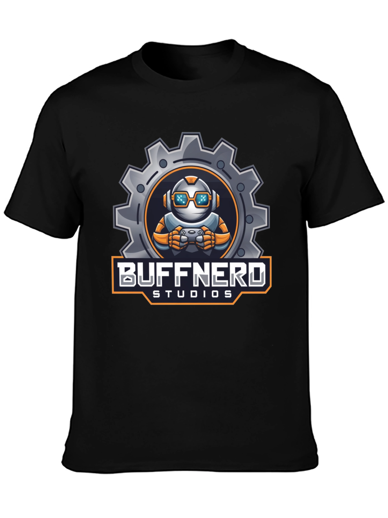 Buffnerd Studios Graphic T-Shirt - Black