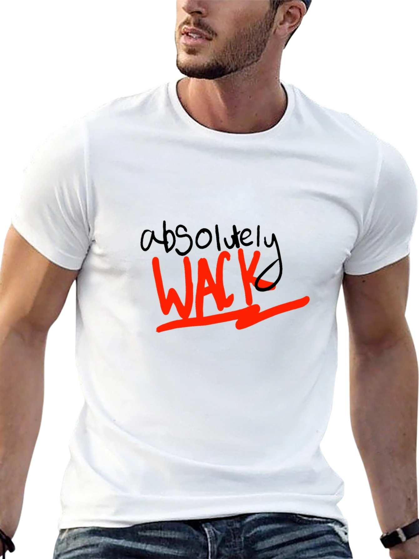 Absolutely Wack Graphic Tee - Black T-Shirt