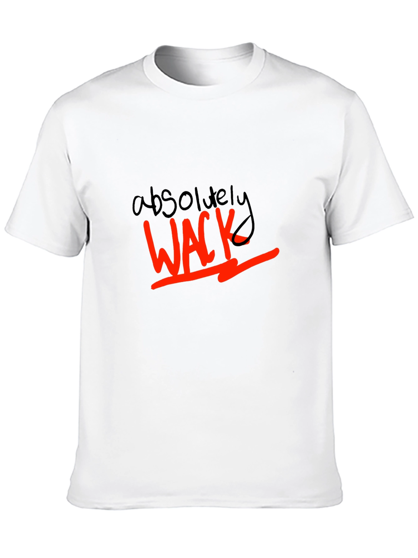 Absolutely Wack Graphic Tee - Black T-Shirt
