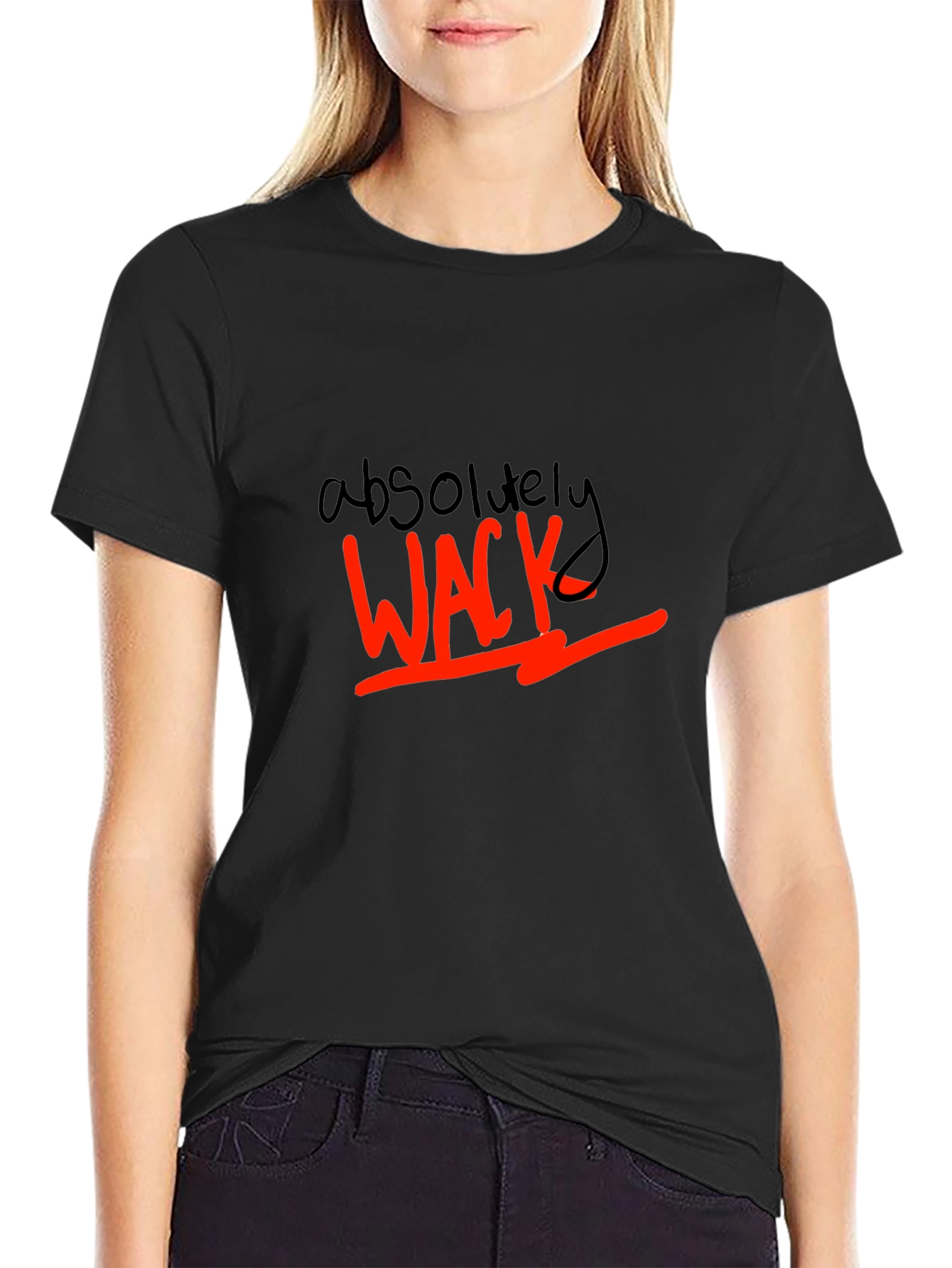 Absolutely Wack Graphic Tee - Black T-Shirt