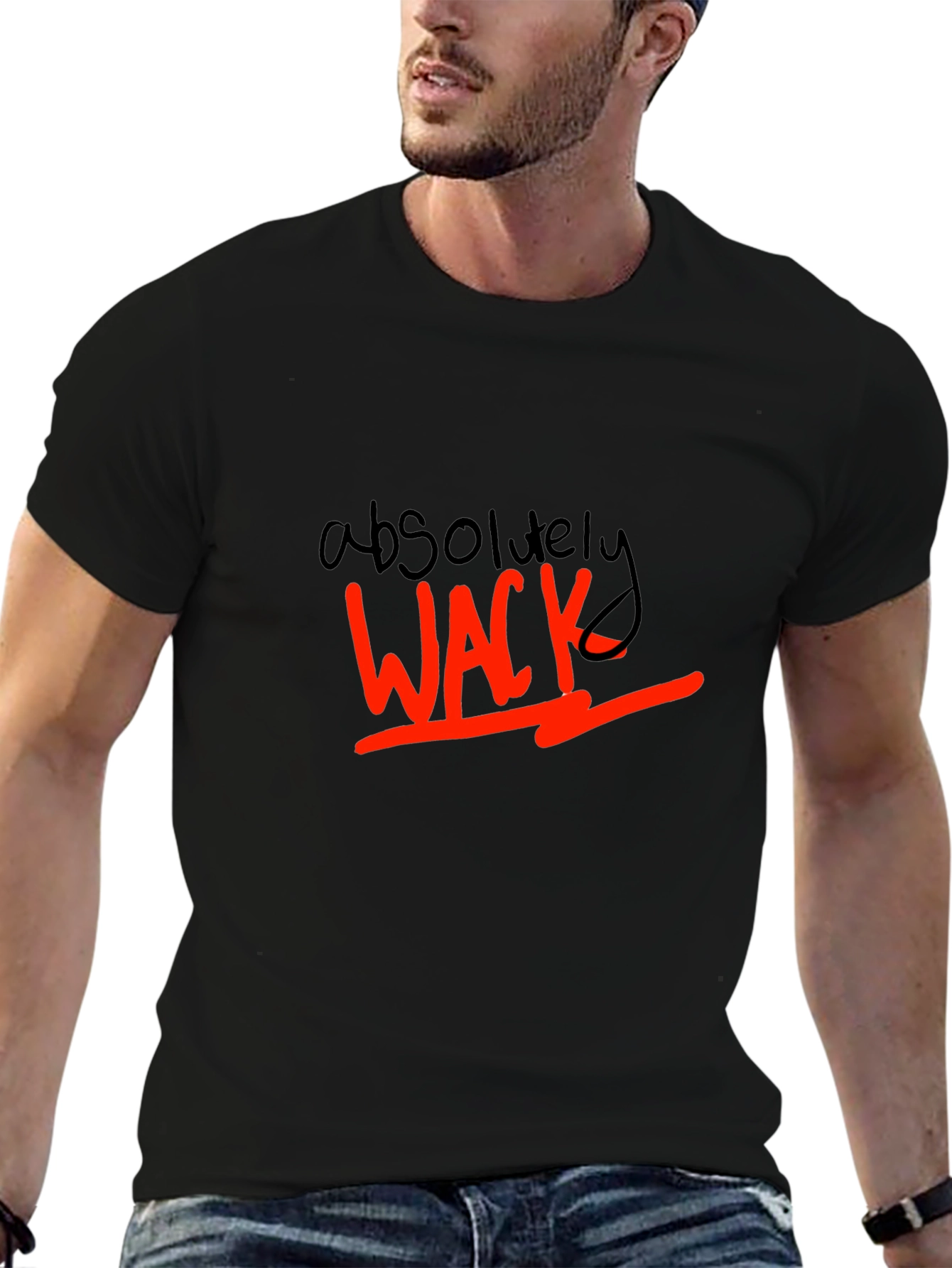 Absolutely Wack Graphic Tee - Black T-Shirt