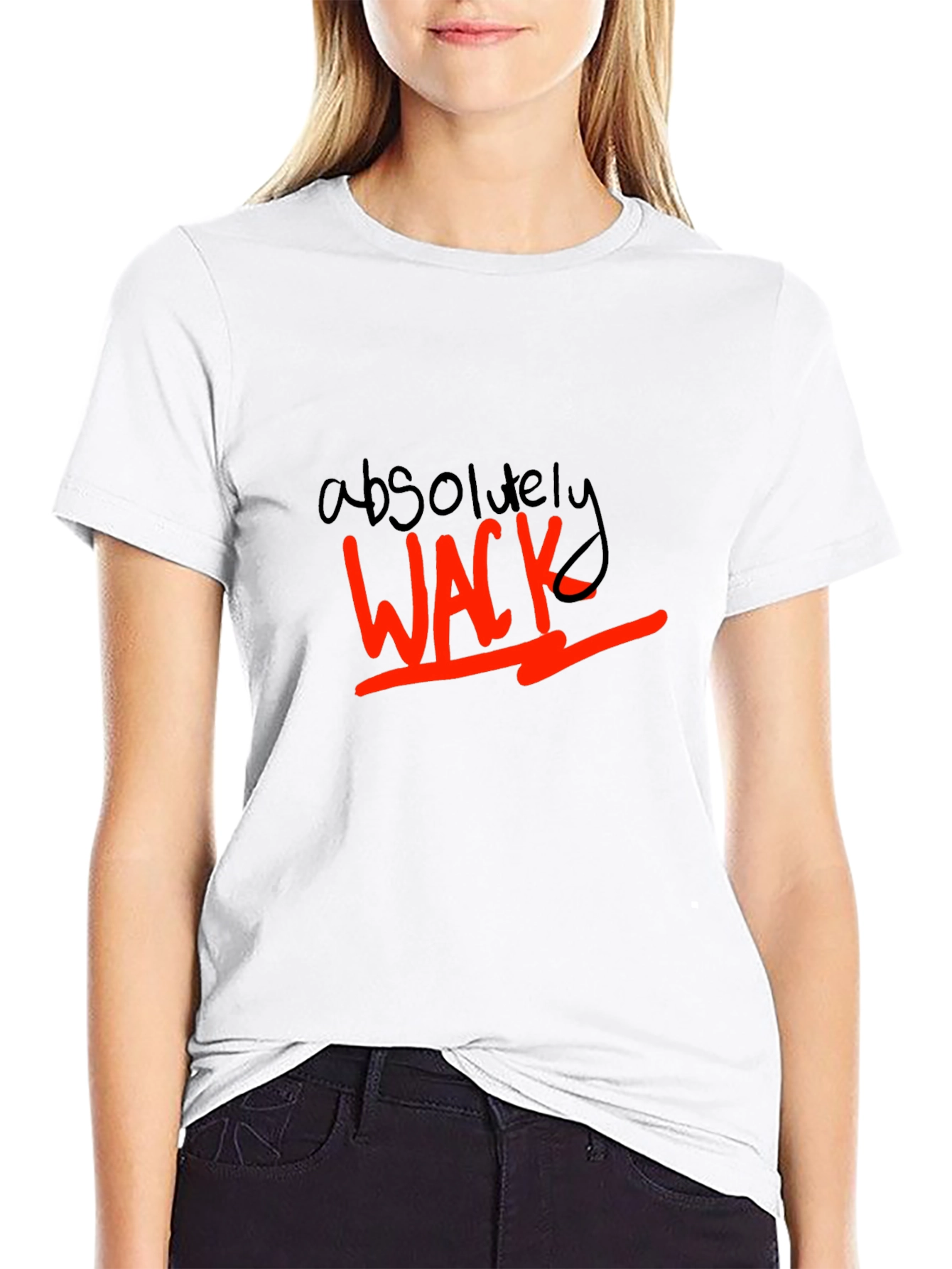 Absolutely Wack Graphic Tee - Black T-Shirt