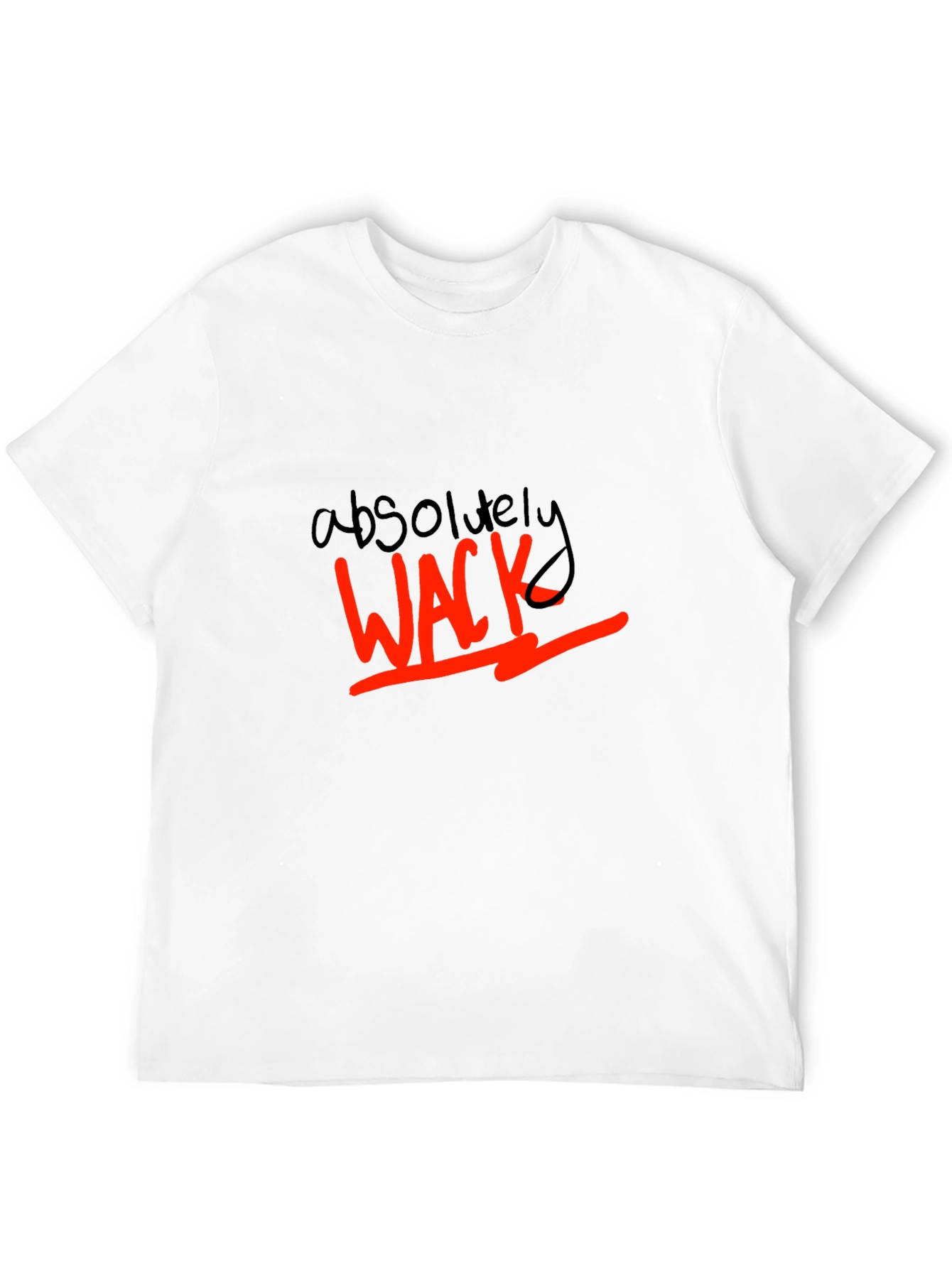 Absolutely Wack Graphic Tee - Black T-Shirt