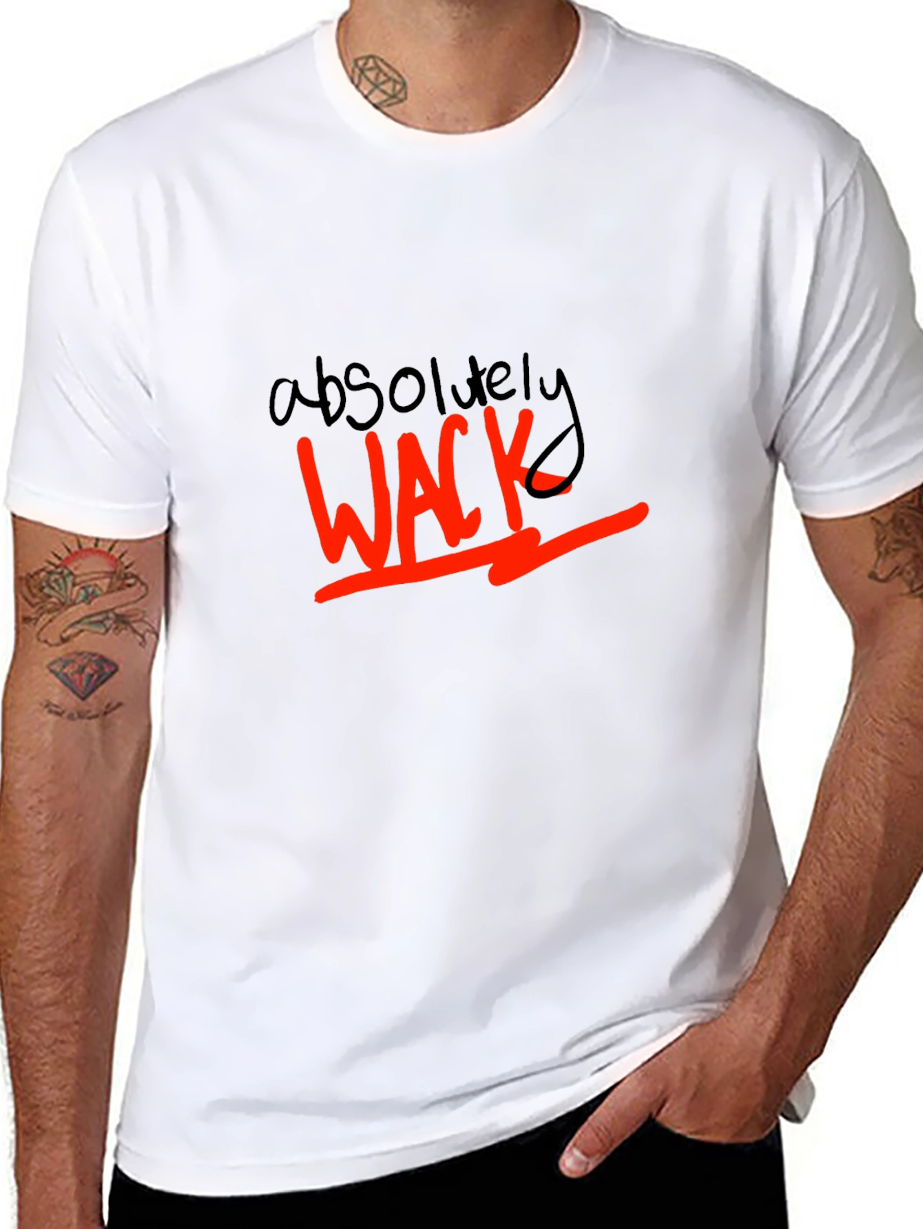 Absolutely Wack Graphic Tee - Black T-Shirt
