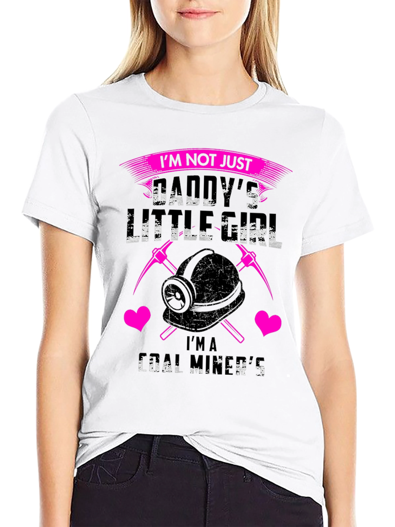 Daddys Coal Miner Girl T-Shirt