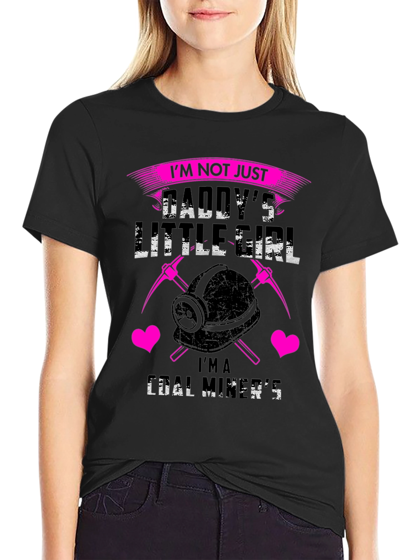 Daddys Coal Miner Girl T-Shirt