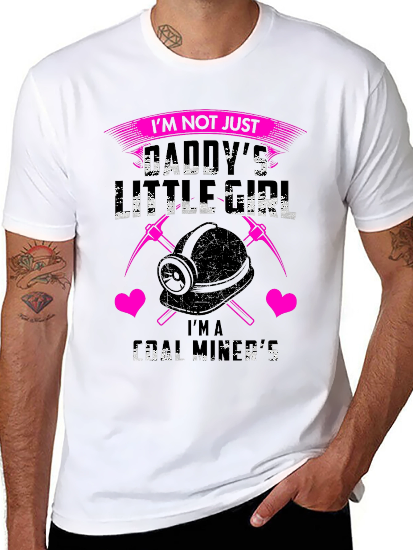 Daddys Coal Miner Girl T-Shirt