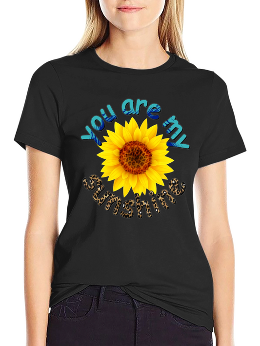 You Are My Sunshine Sunflower Graphic Tee