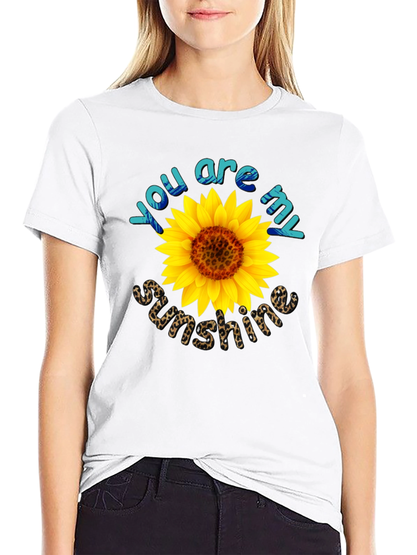 You Are My Sunshine Sunflower Graphic Tee