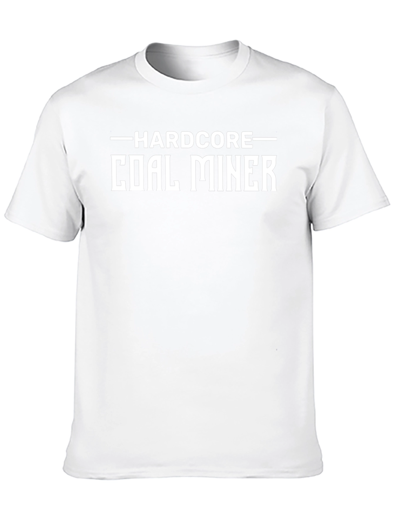 Hardcore Coal Miner Black T-Shirt