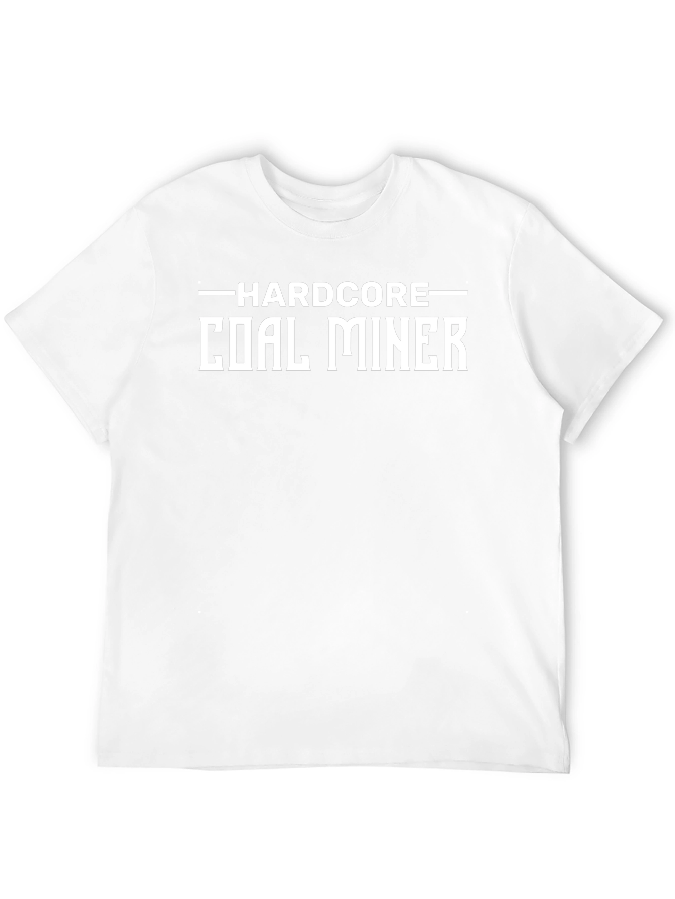 Hardcore Coal Miner Black T-Shirt