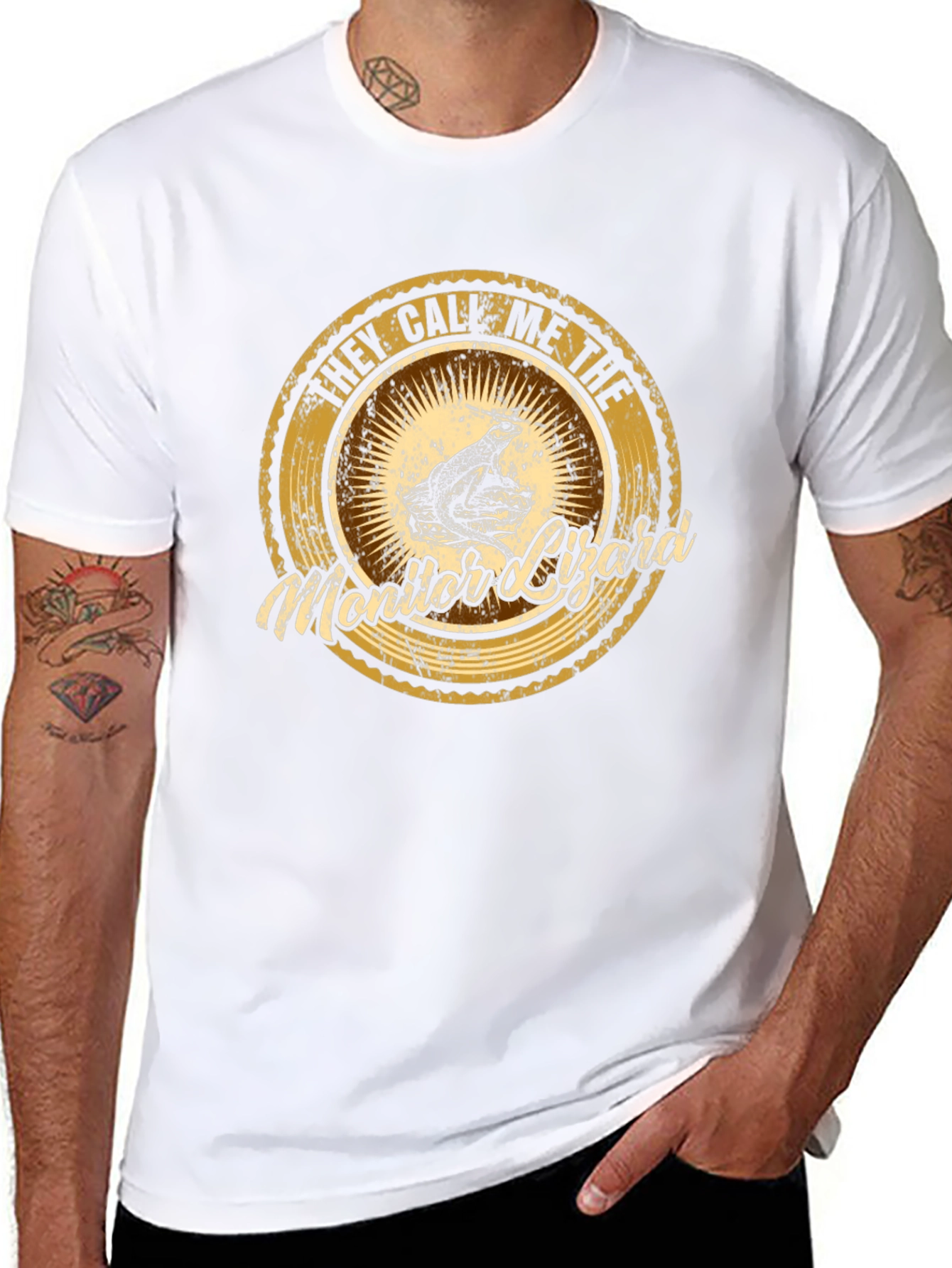 They Call Me The Monitor Lizard Black T-Shirt