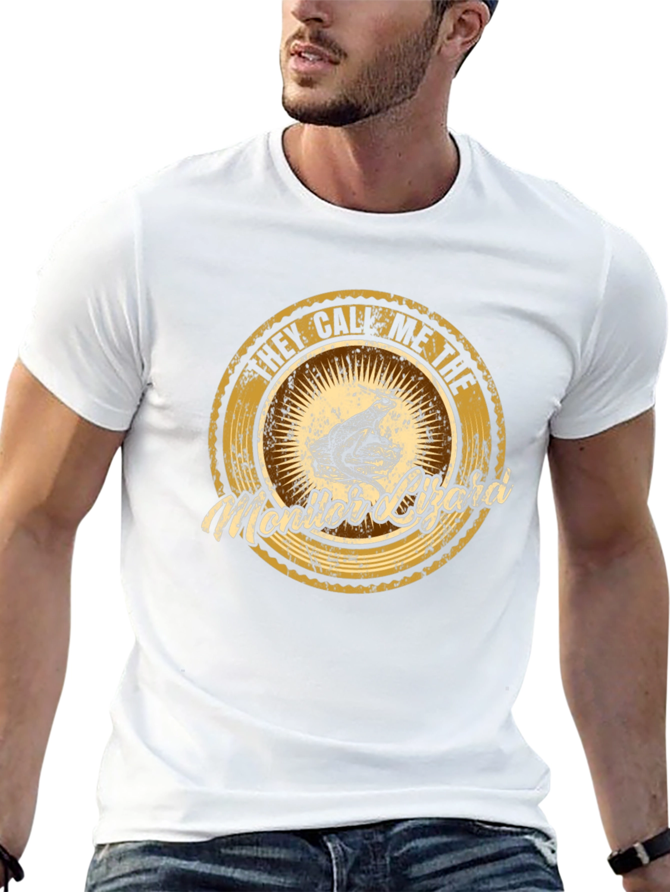 They Call Me The Monitor Lizard Black T-Shirt