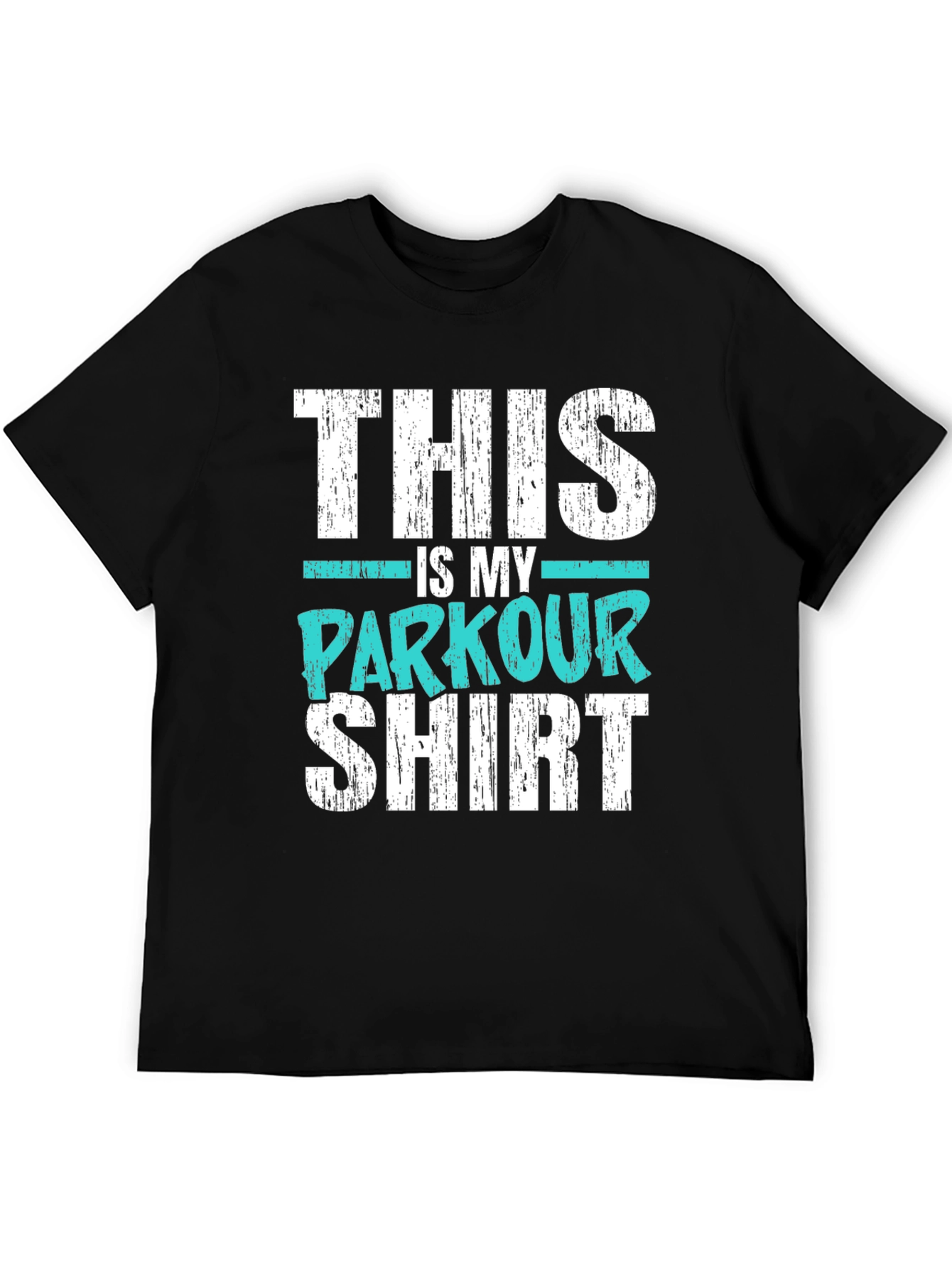 This is My Parkour Shirt - Black Graphic Tee