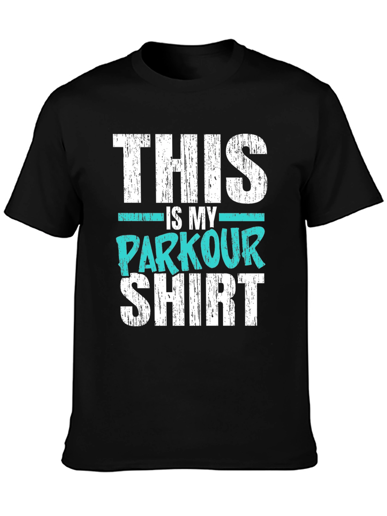 This is My Parkour Shirt - Black Graphic Tee