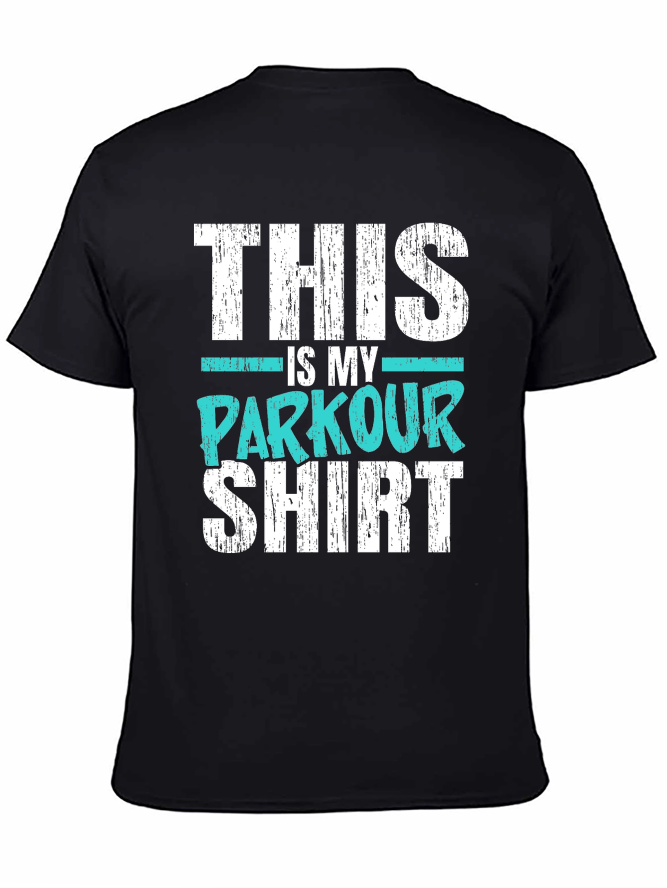 This is My Parkour Shirt - Black Graphic Tee