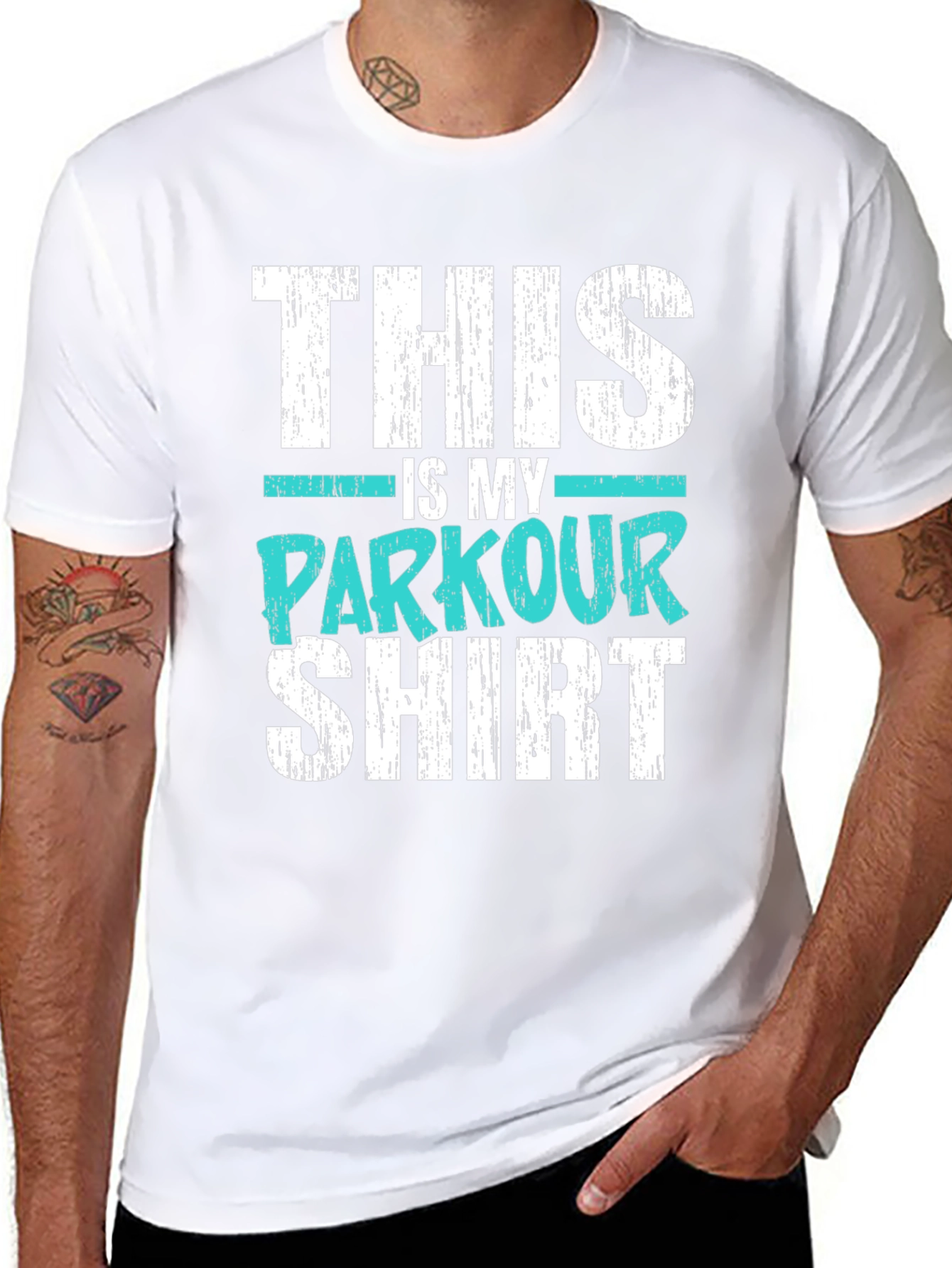 This is My Parkour Shirt - Black Graphic Tee