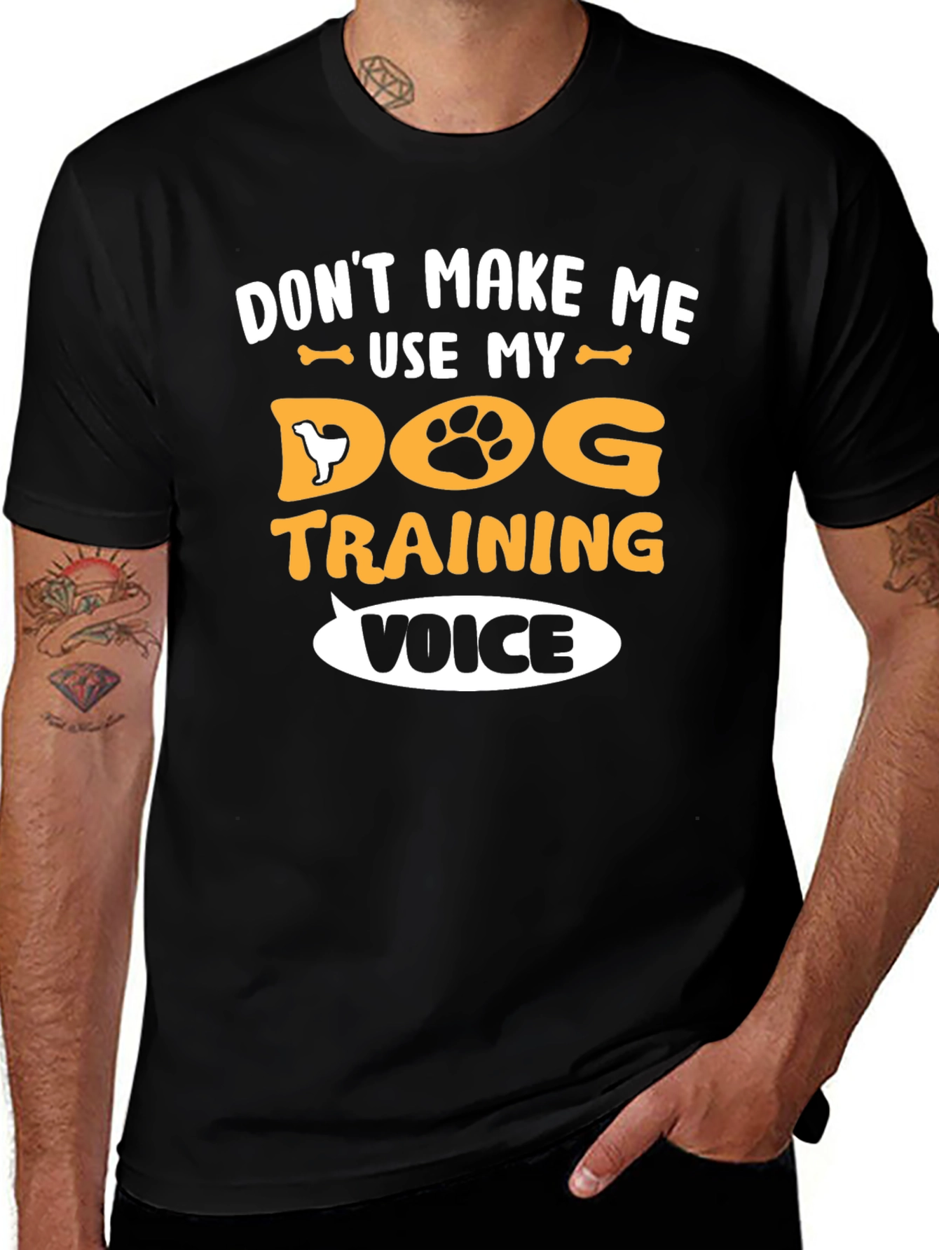 Dog Training Voice T-Shirt - Funny Dog Lover Tee