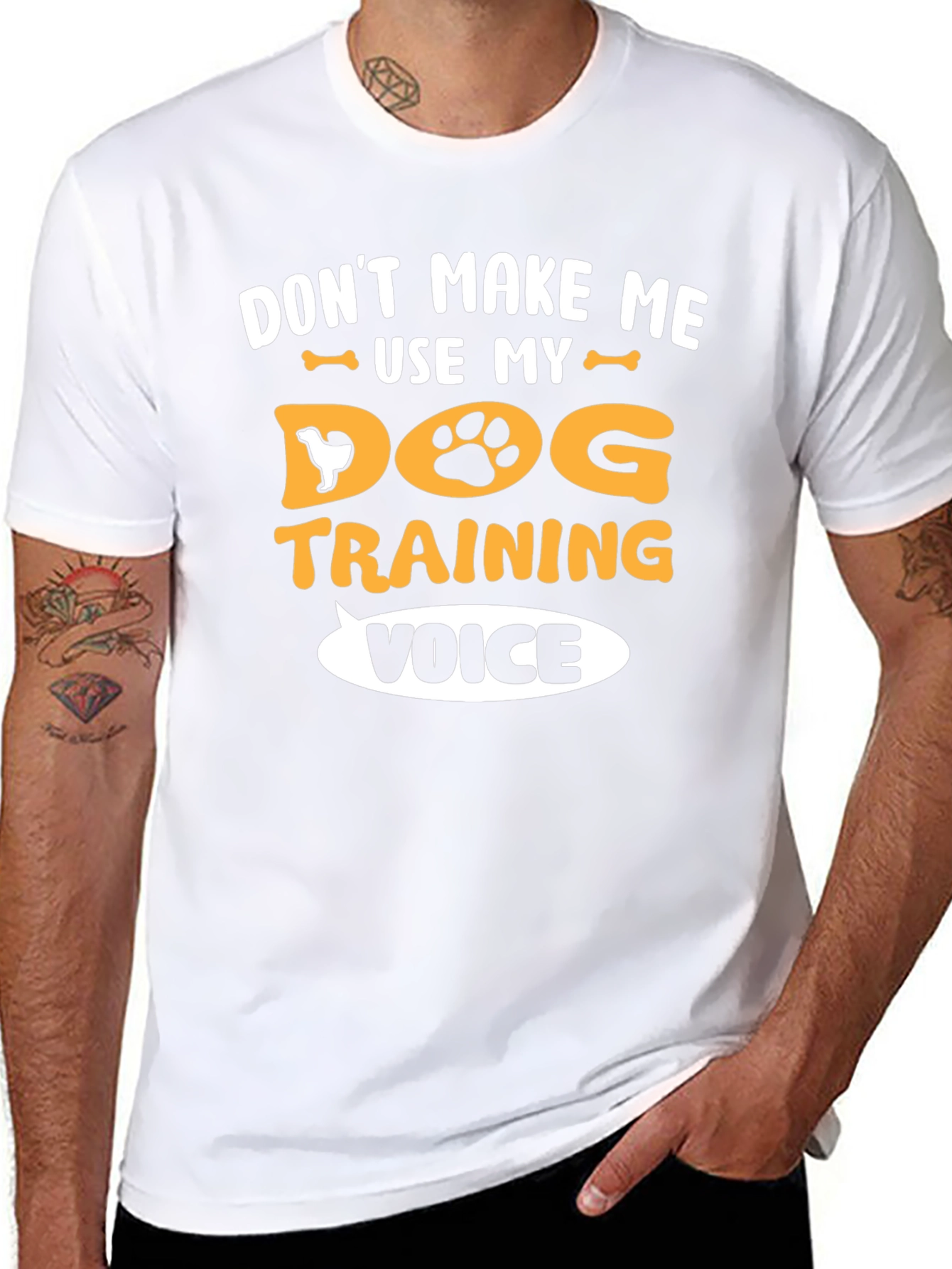 Dog Training Voice T-Shirt - Funny Dog Lover Tee