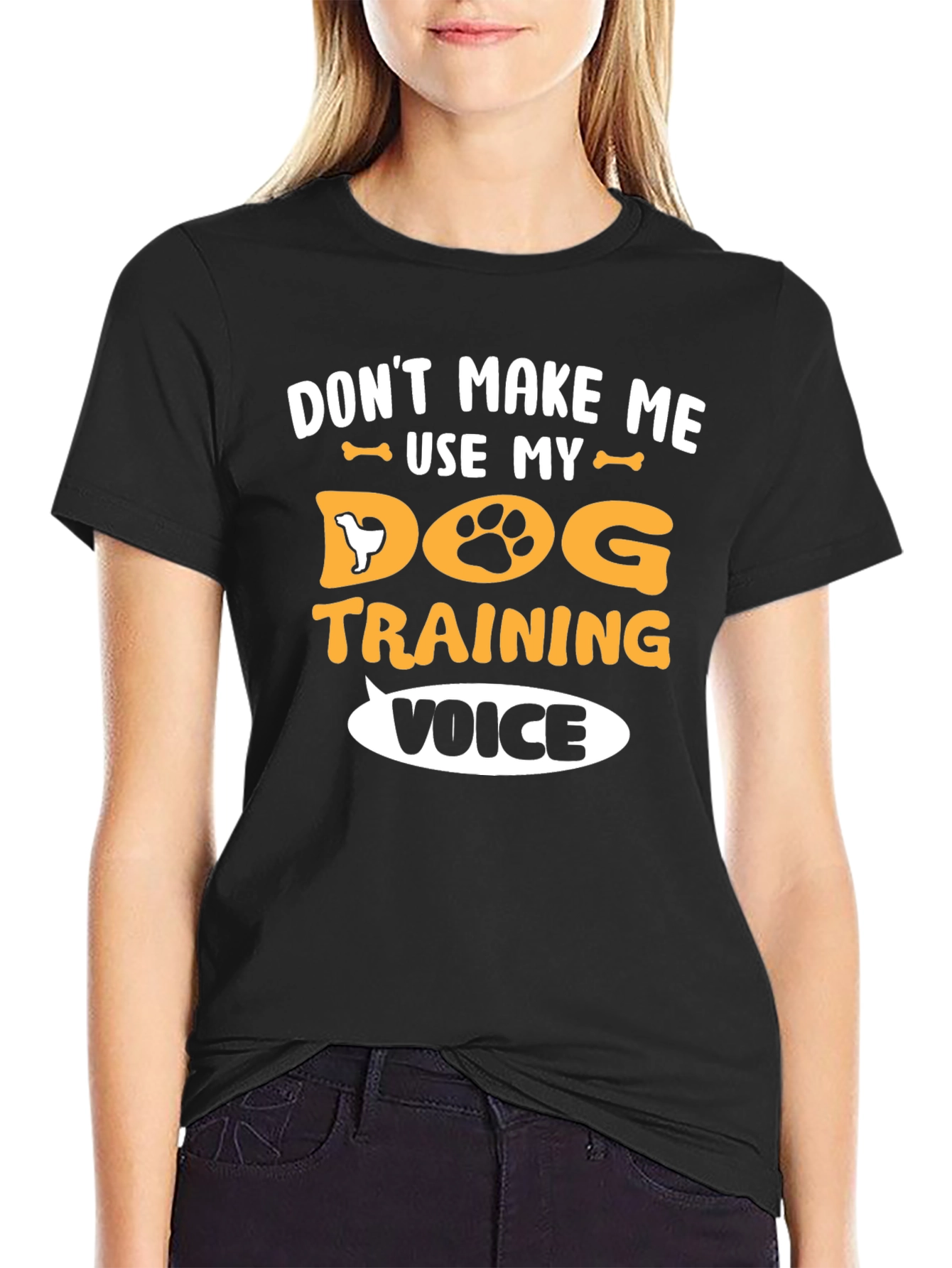 Dog Training Voice T-Shirt - Funny Dog Lover Tee