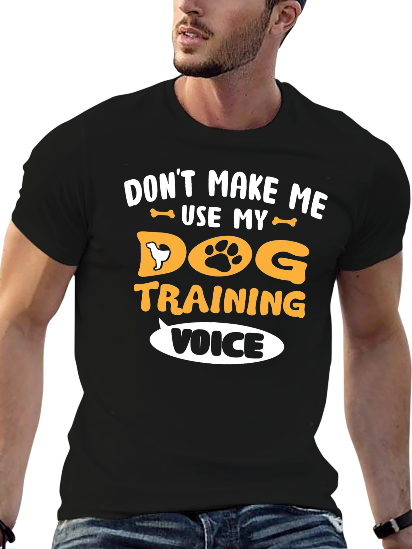 Dog Training Voice T-Shirt - Funny Dog Lover Tee