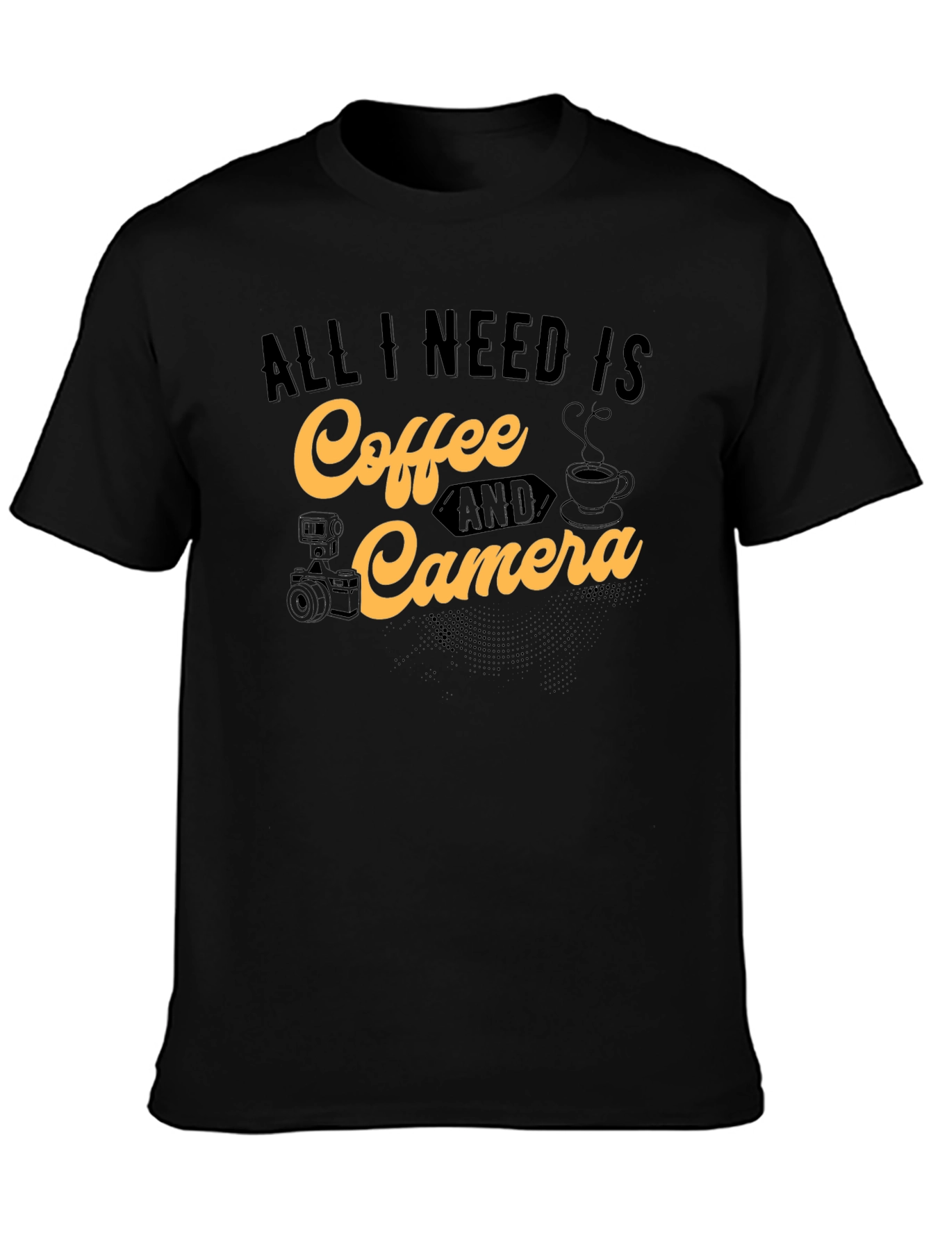 Coffee & Camera T-Shirt - Photographer Gift