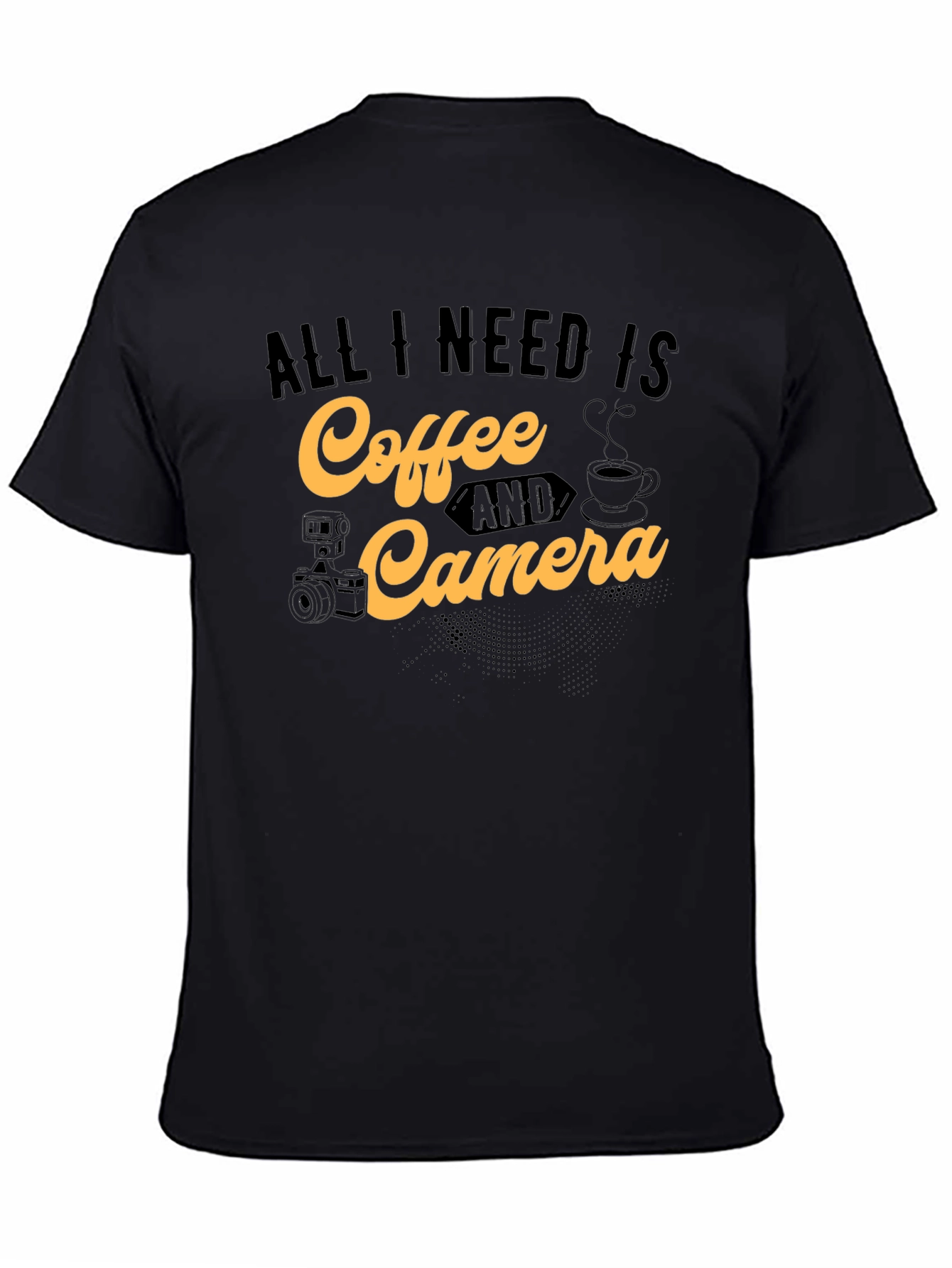 Coffee & Camera T-Shirt - Photographer Gift
