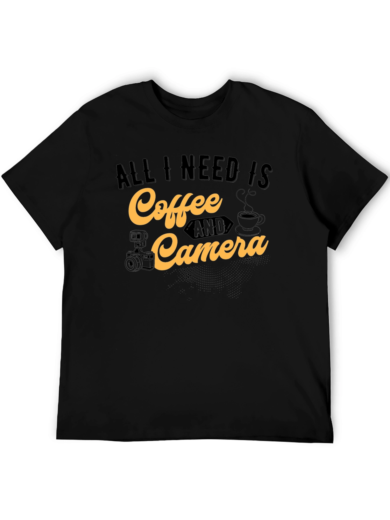 Coffee & Camera T-Shirt - Photographer Gift
