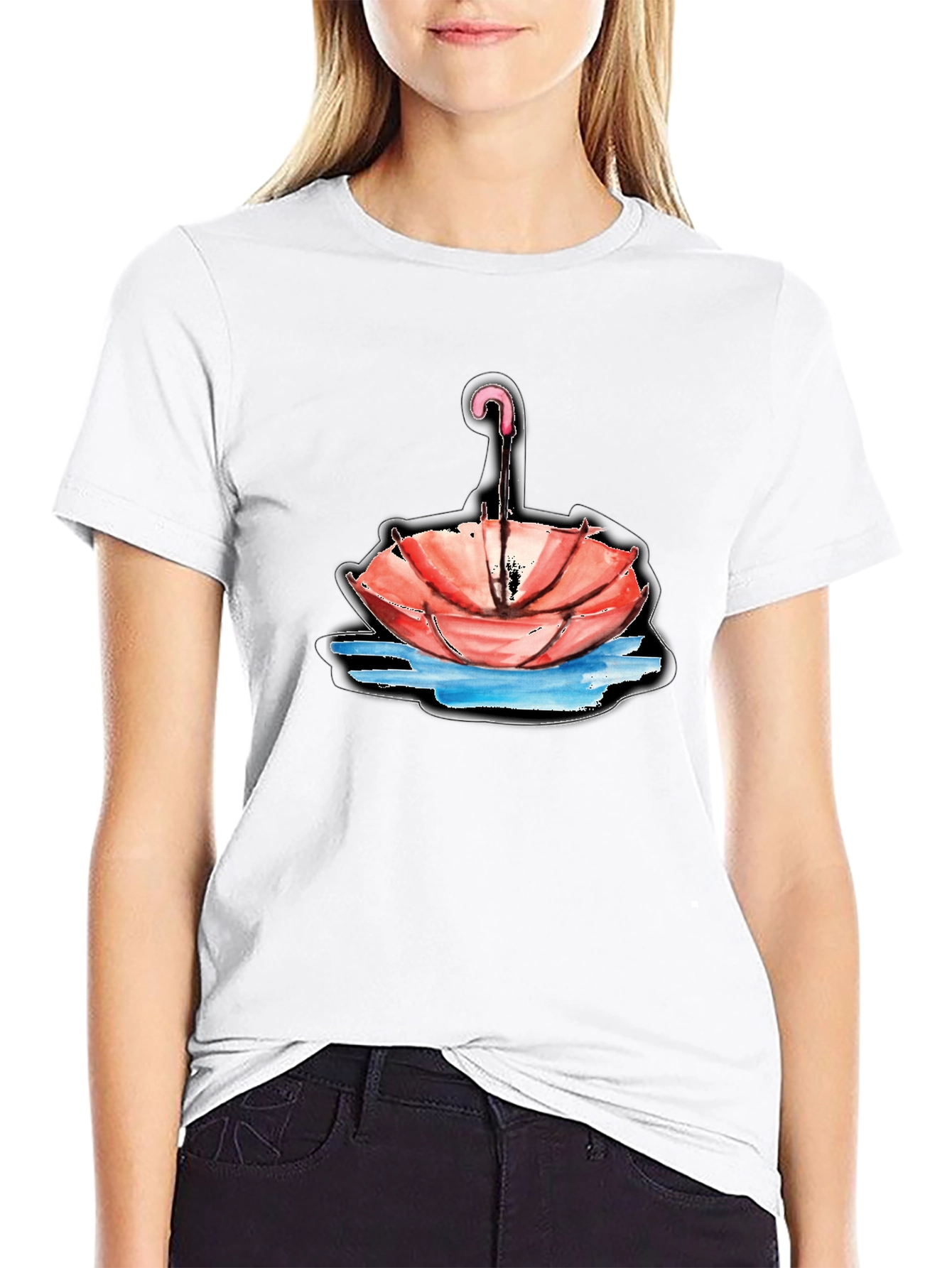 Unique Umbrella T-Shirt - Stylish Graphic Tee