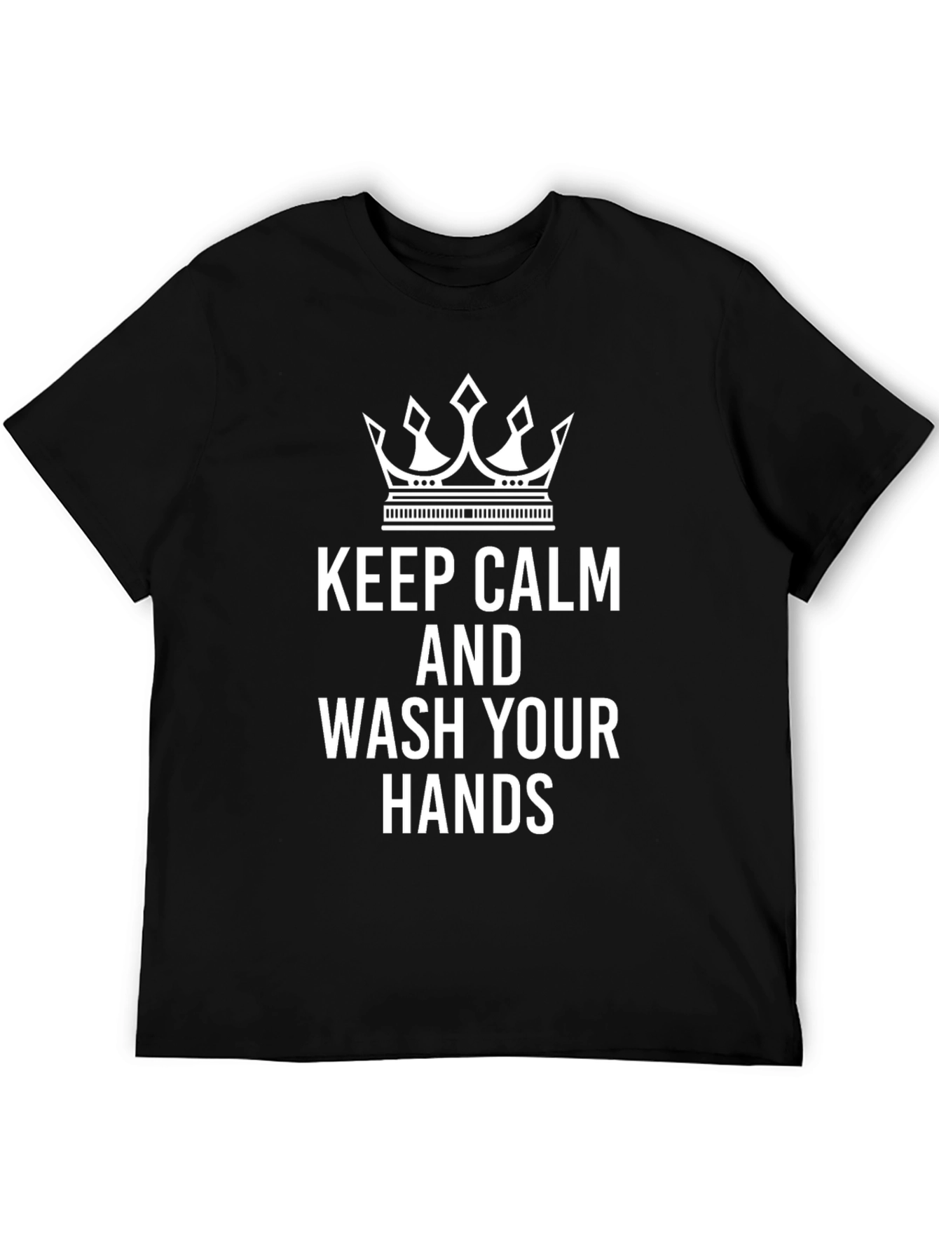 Keep Calm & Wash Your Hands Graphic Tee
