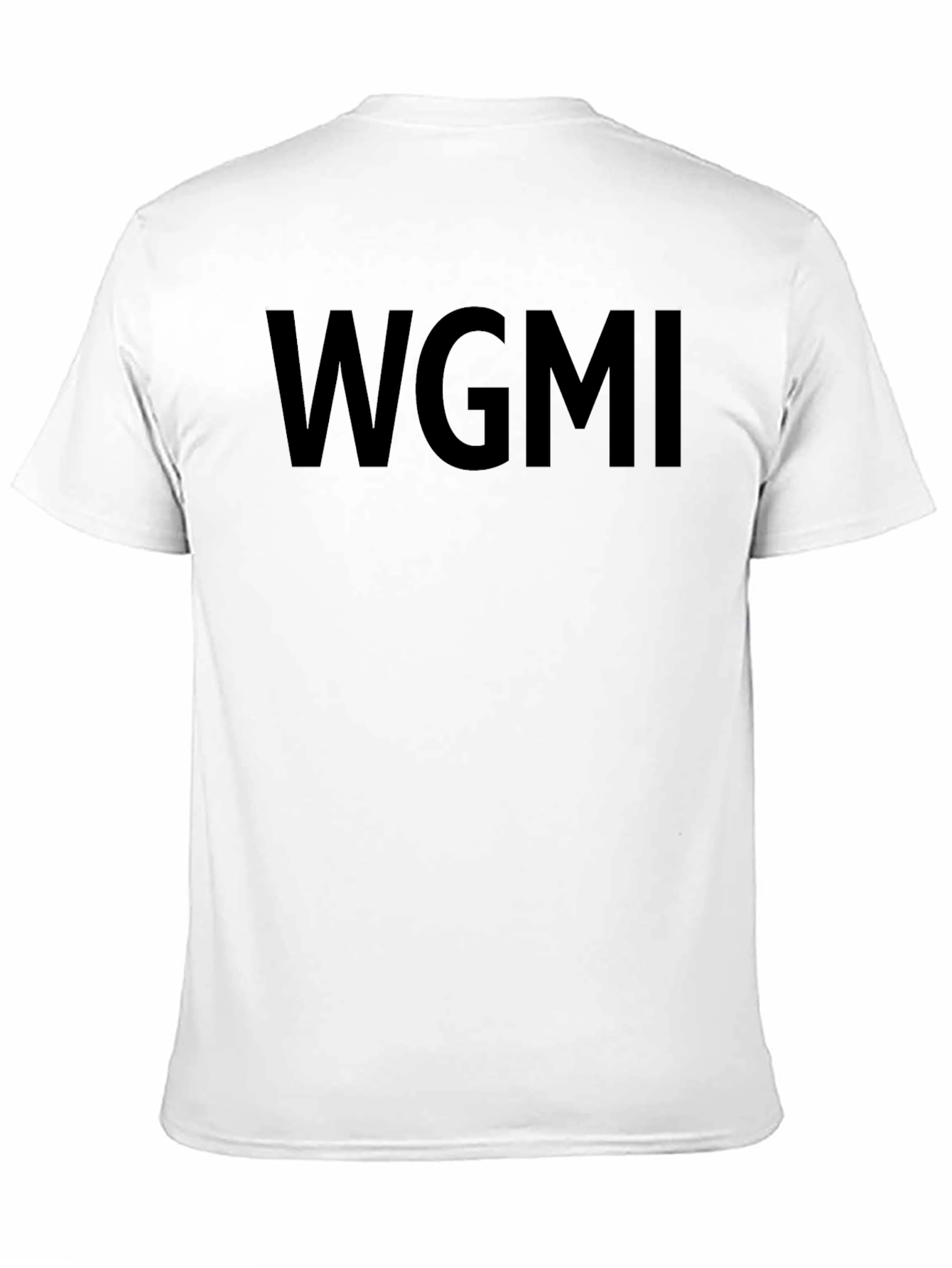 WGMI Black Graphic Tee - Modern Streetwear Shirt