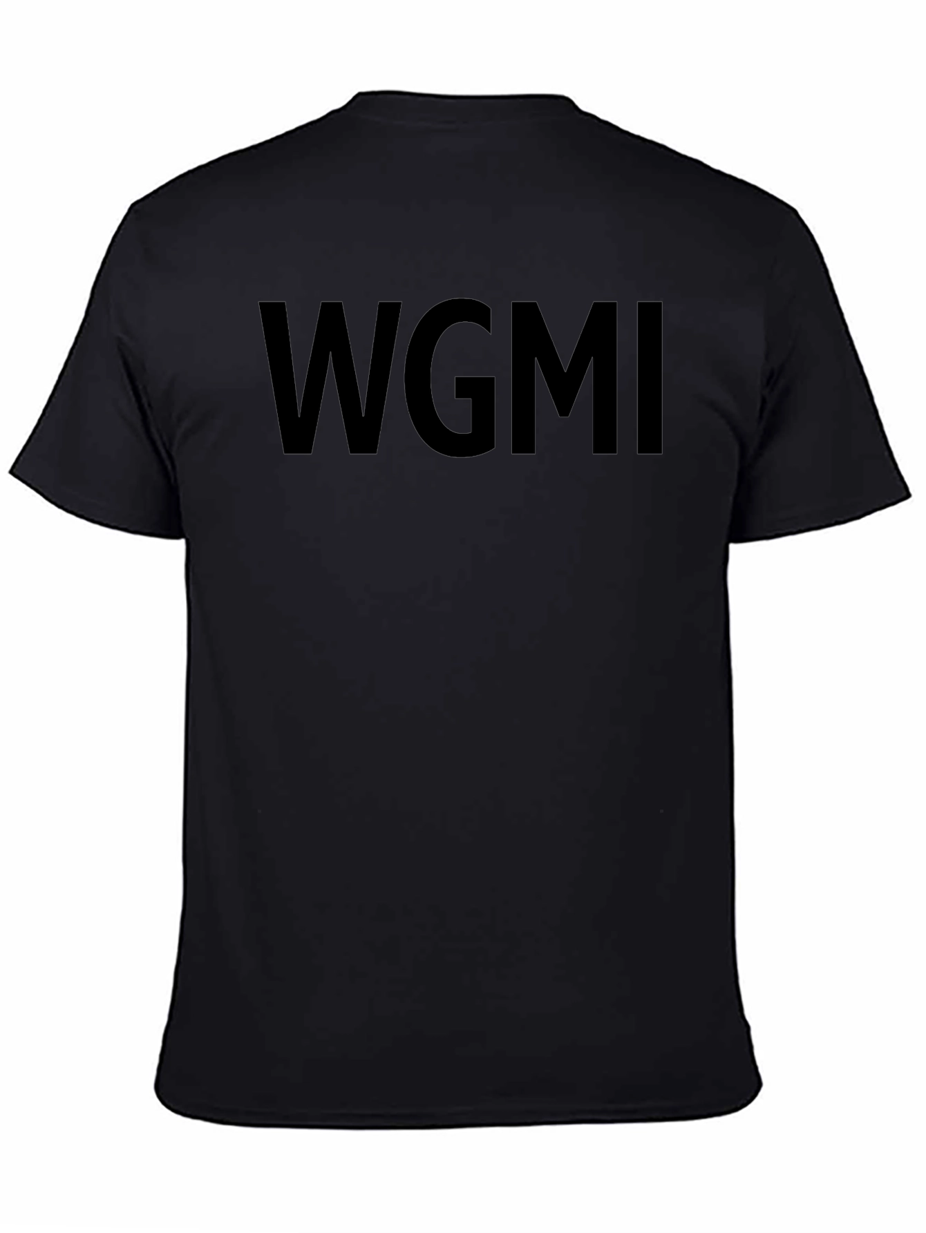 WGMI Black Graphic Tee - Modern Streetwear Shirt