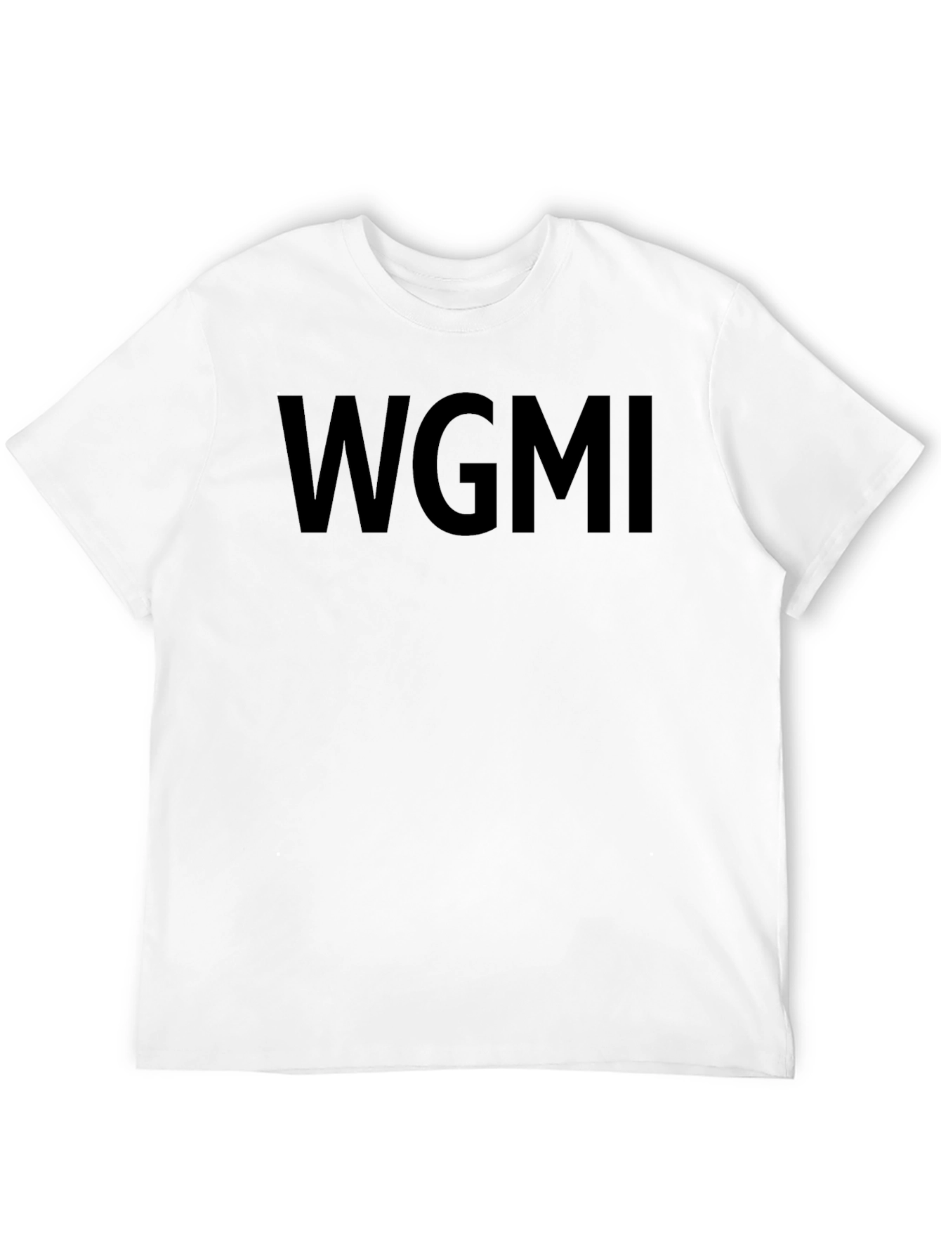 WGMI Black Graphic Tee - Modern Streetwear Shirt