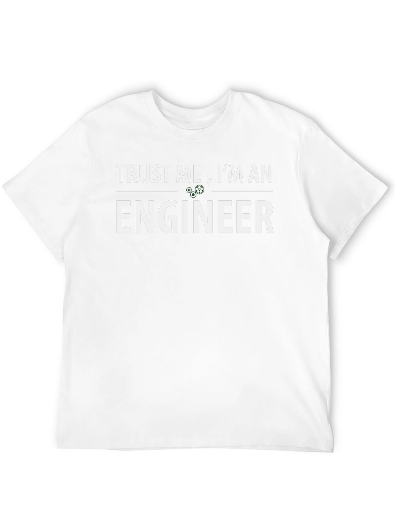 Trust Me Im An Engineer Black T-Shirt