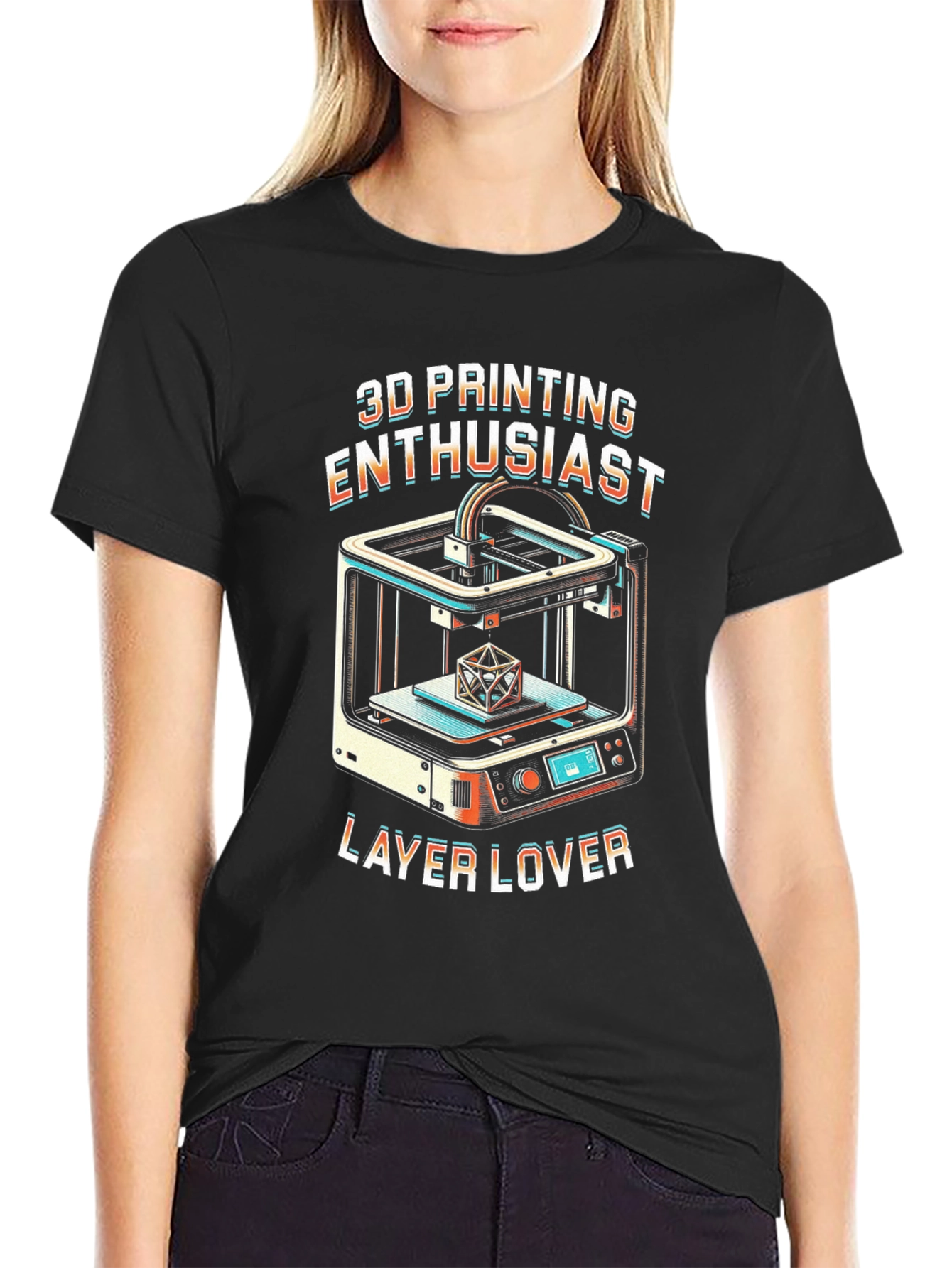 3D Printing Enthusiast T-Shirt - Layer Lover Tee