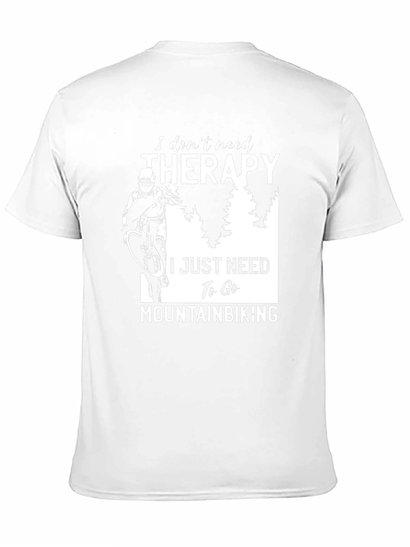Mountain Biking Therapy Graphic Tee